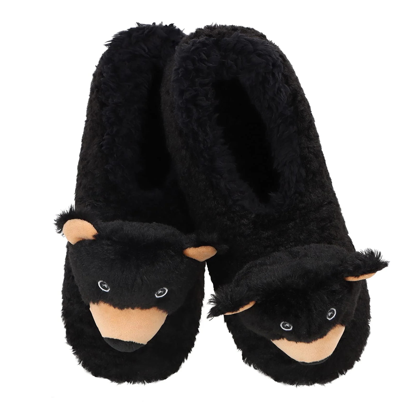 black bear mountain animal snoozie slippers SNOOZIES Mountain Animal Slippers - Moose or Black Bear