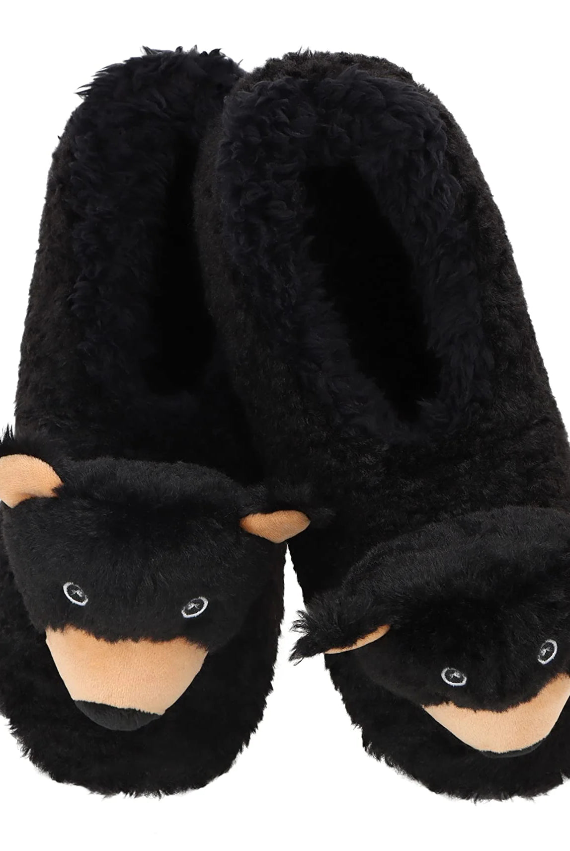 black bear mountain animal snoozie slippers SNOOZIES Mountain Animal Slippers - Moose or Black Bear