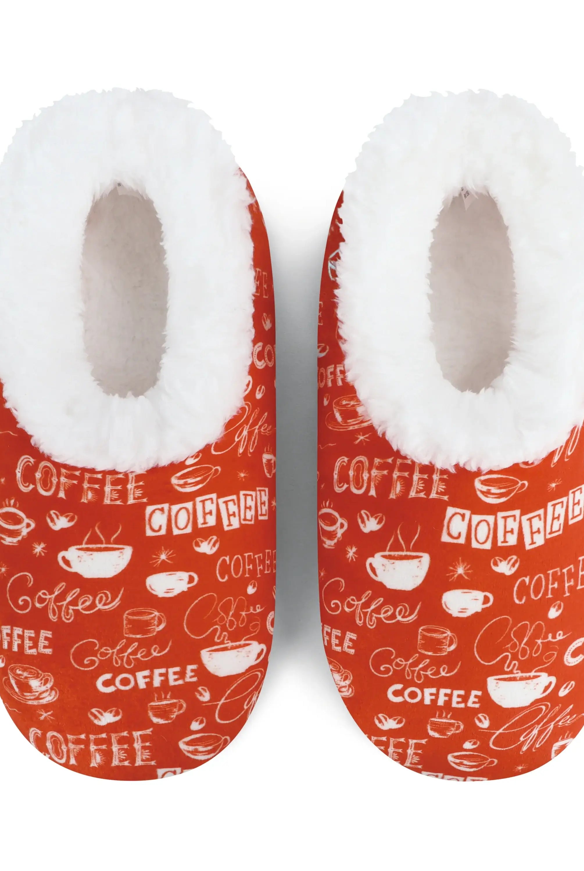 Snoozies Plush COZY Slipper Socks coffee