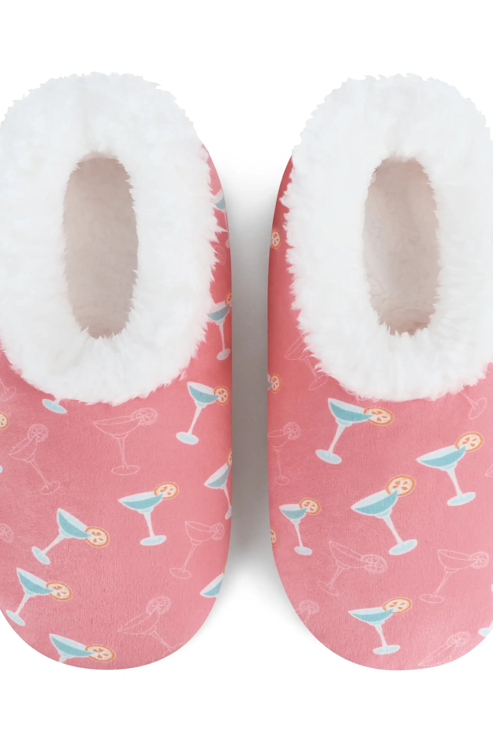 Snoozies Plush COZY Slipper Socks margaritas