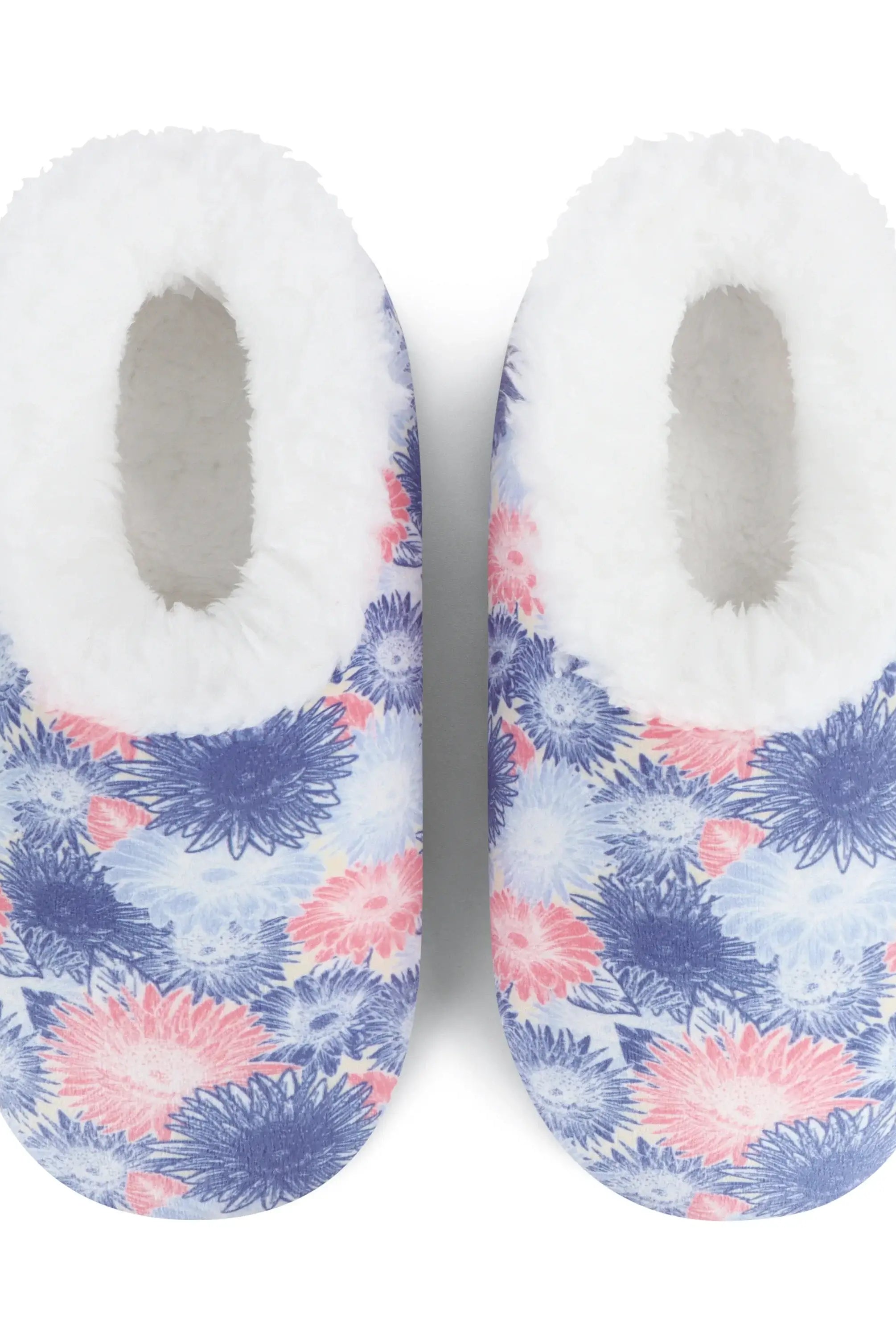 Snoozies Plush COZY Slipper Socks watercolour floral