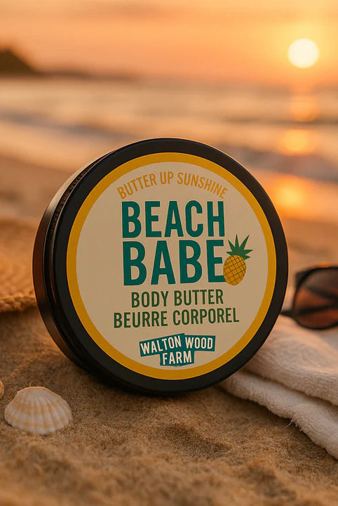Walton Wood Farm Beach Babe Body Butter 8oz pineapple scent — Cloud Nine Pajamas Edmonton