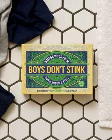 Boys Dont Stink Giant Bar | Walton Wood Farms