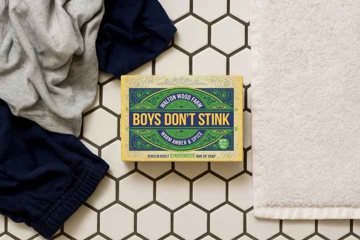 Boys Dont Stink Giant Bar | Walton Wood Farms