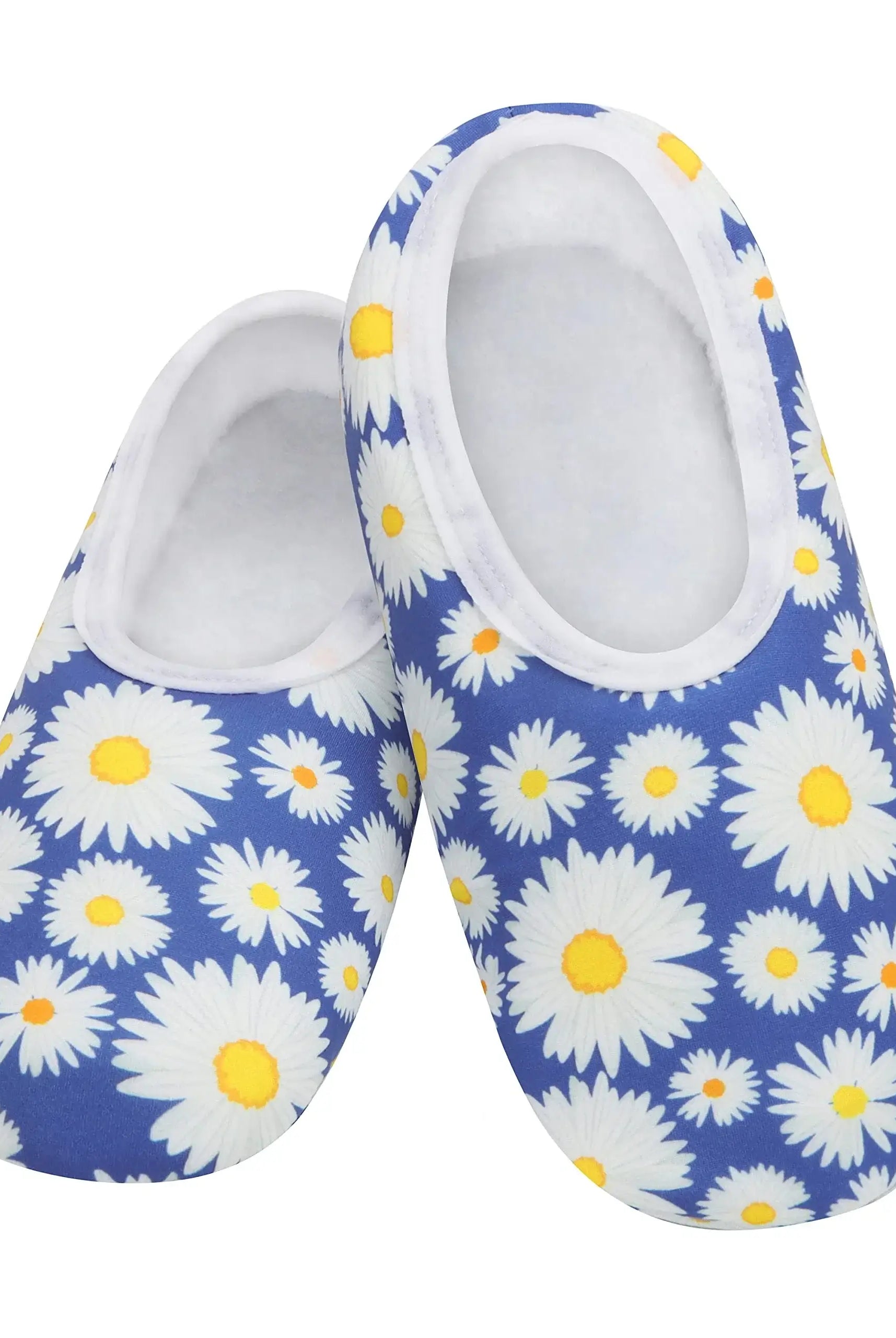 SNOOZIES Skinnies Lightweight Slipper Socks bright daisy
