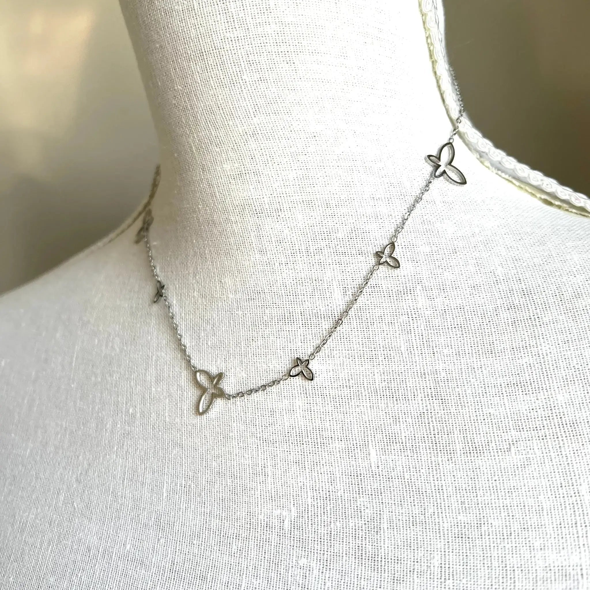 Butterfly Necklace-Royce & Oak-Cloud Nine Pajamas