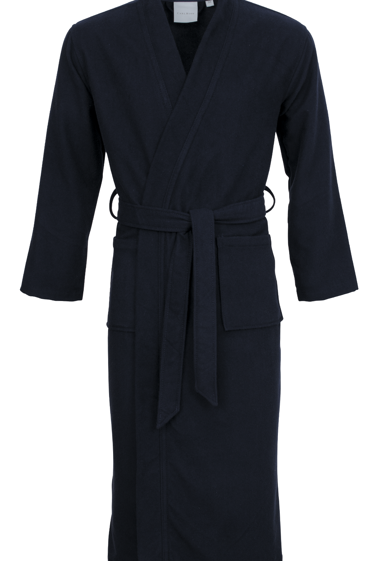 Carl Ross Unisex Bamboo Cotton Terry Robe – Night Blue