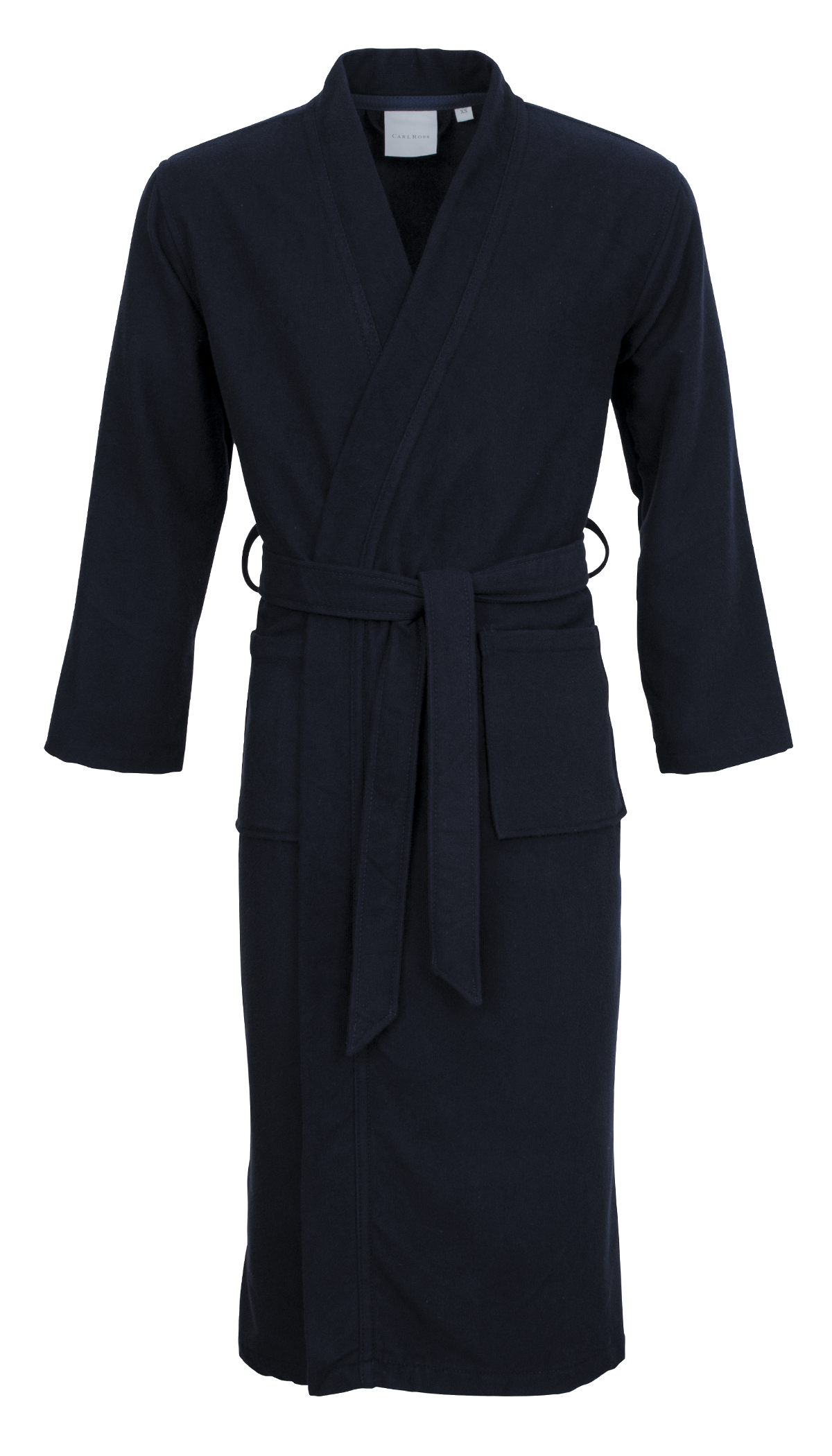 Carl Ross Unisex Bamboo Cotton Terry Robe – Night Blue