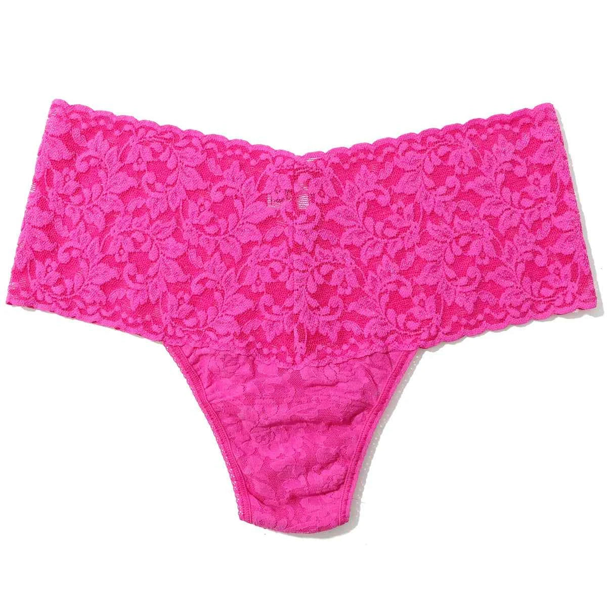 Hanky Panky Retro Thong | High-Waisted Signature Lace | One Size Fits Most | Canada