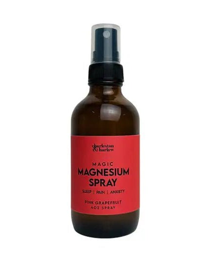 Charleston & Harlow Pink Grapefruit MAGIC Magnesium Spray 4oz bottle — Cloud Nine Pajamas Edmonton