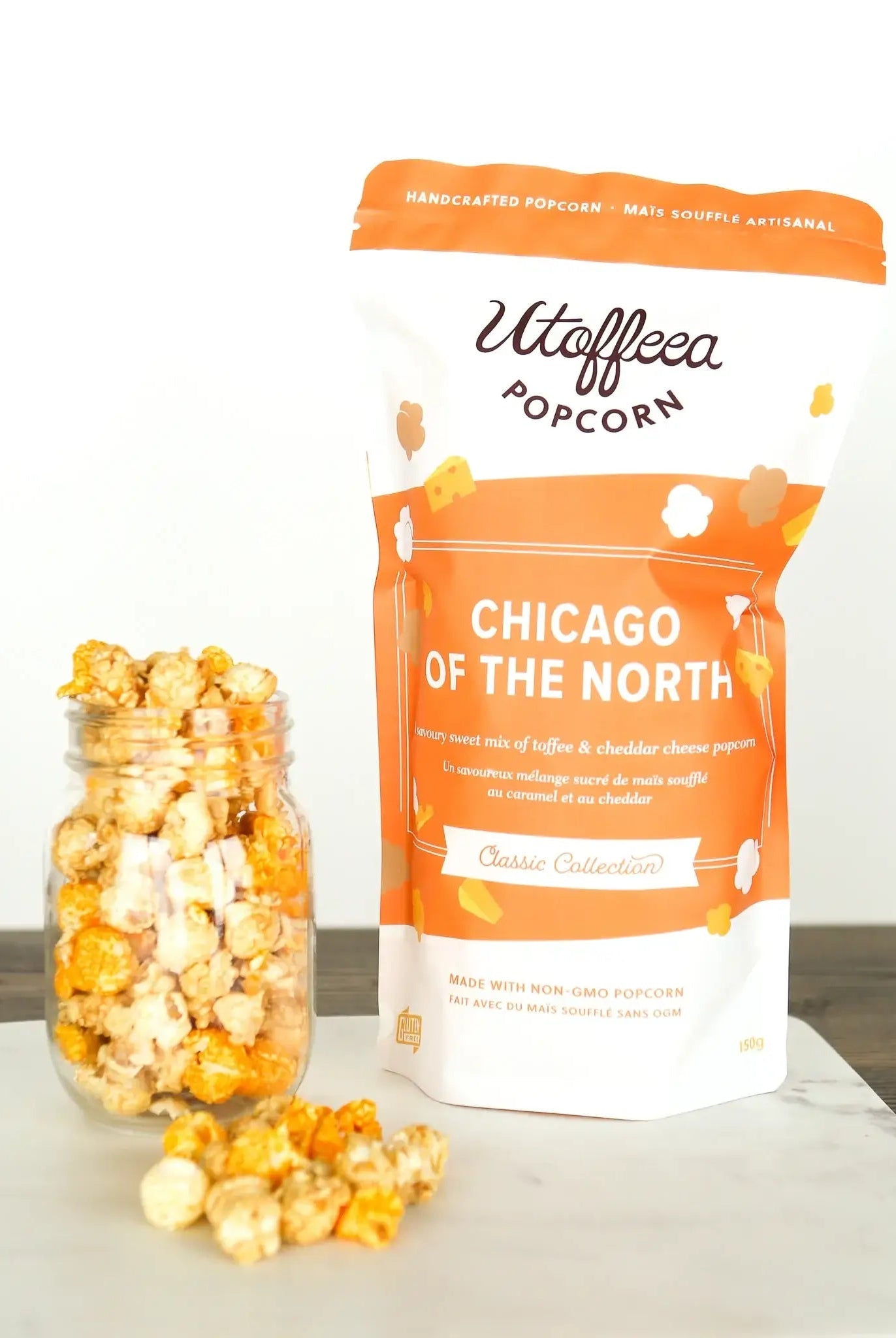 Chicago of the North Caramel Cheddar Popcorn | Utoffeea Canada
