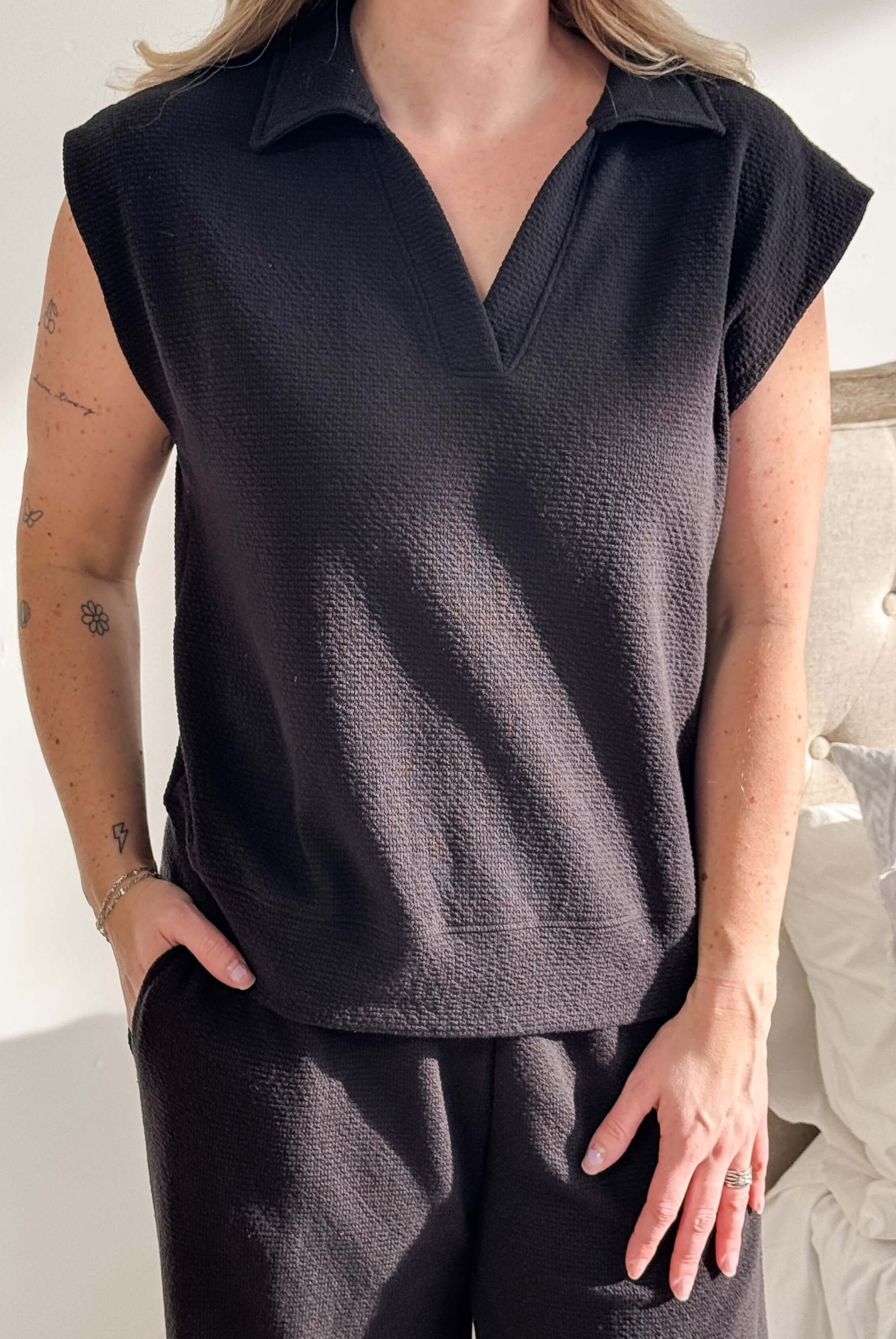 PJ Collared Top/Pant Set Summer Vibes