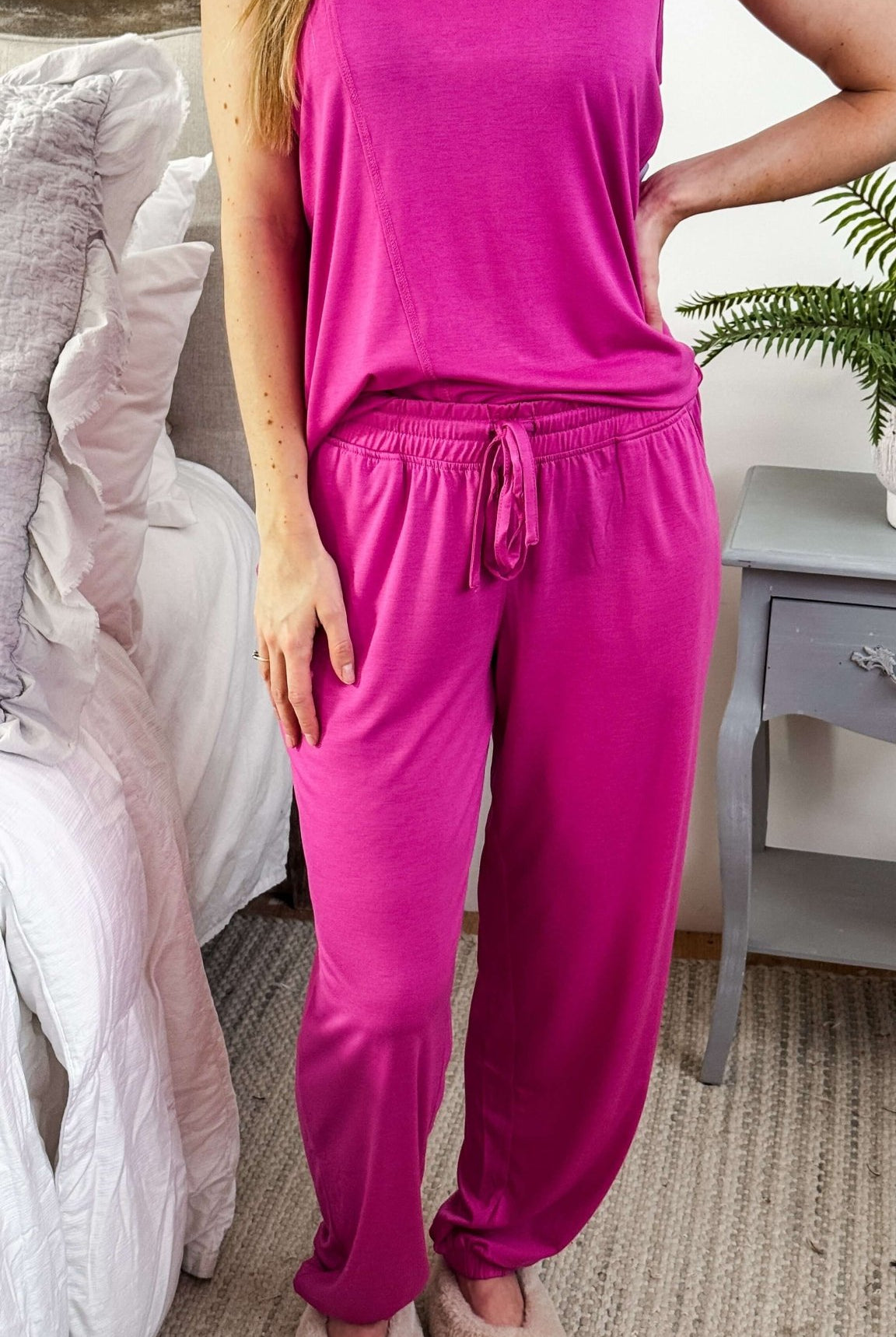 COOL GIRL Liberty Love Pink Cooling Tank & Jogger Set