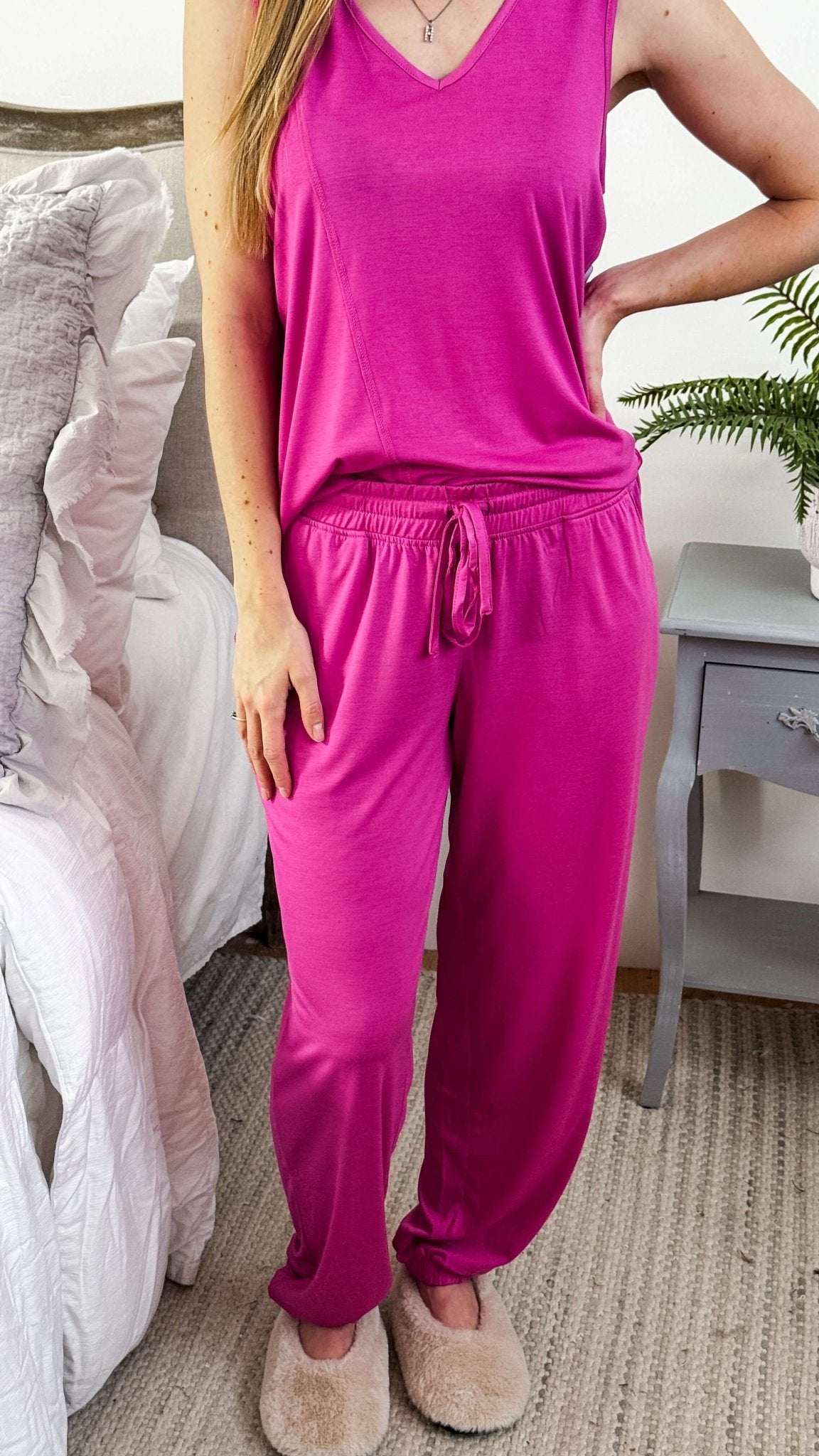 COOL GIRL Liberty Love Pink Cooling Tank & Jogger Set