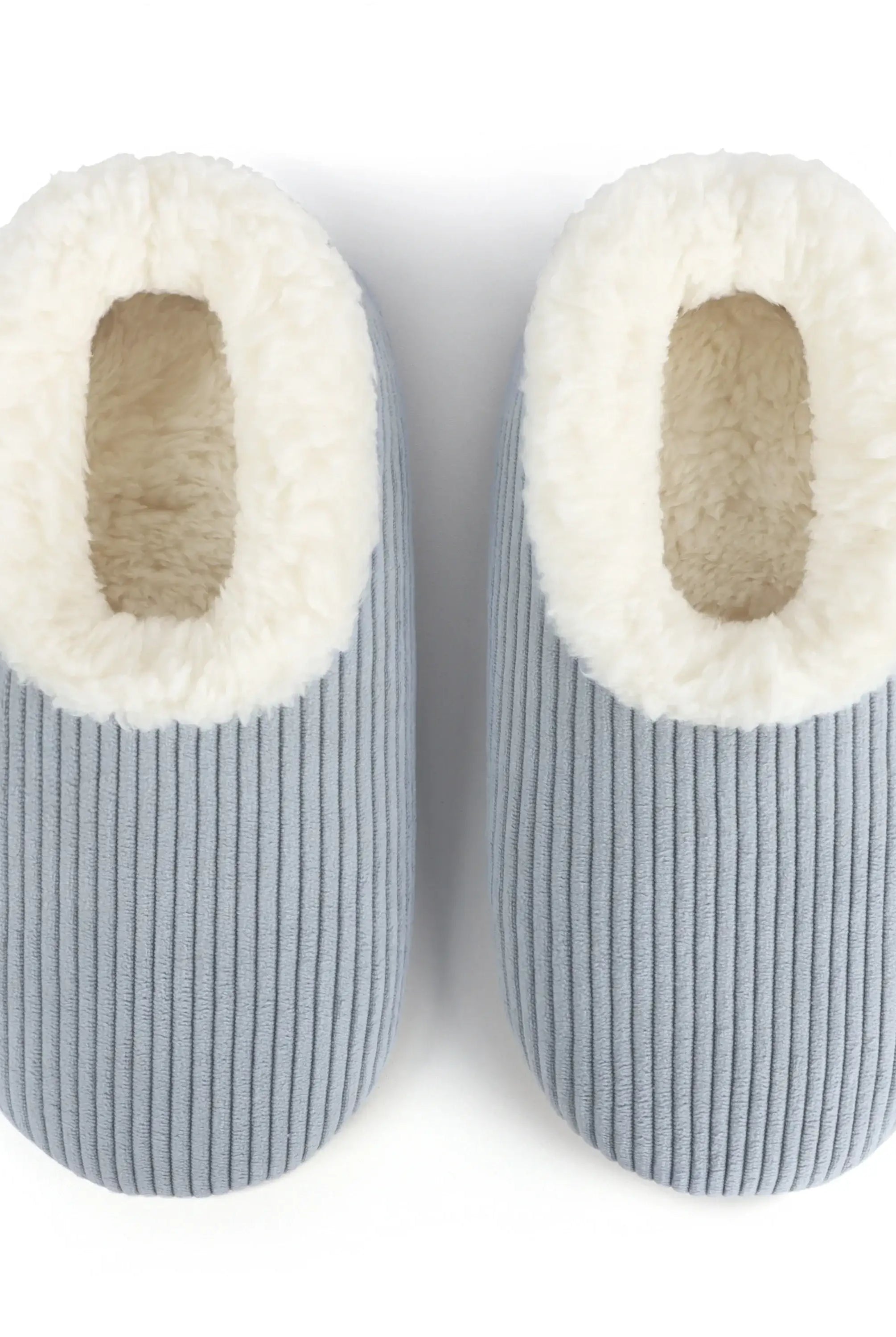 Snoozies Plush COZY Slipper Socks Cozy Corduroy ashley blue