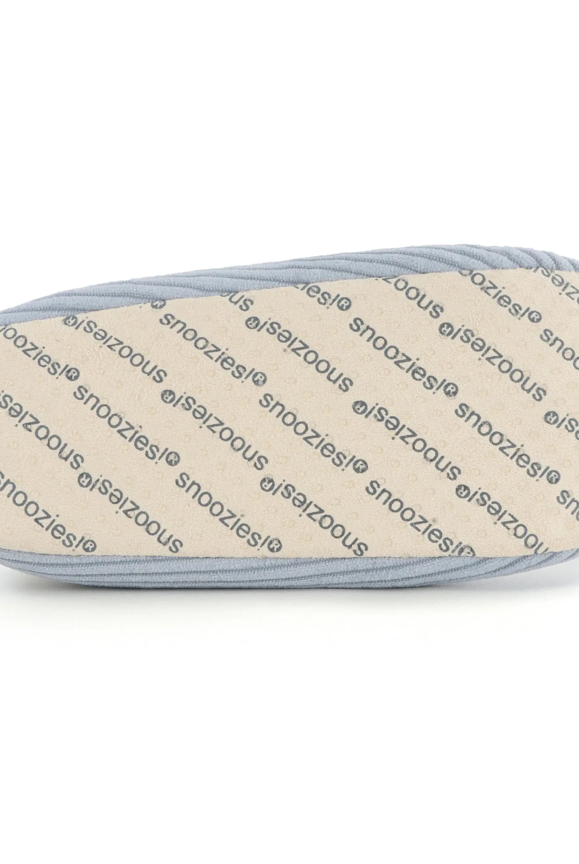 Snoozies Plush COZY Slipper Socks Cozy Corduroy ashley blue