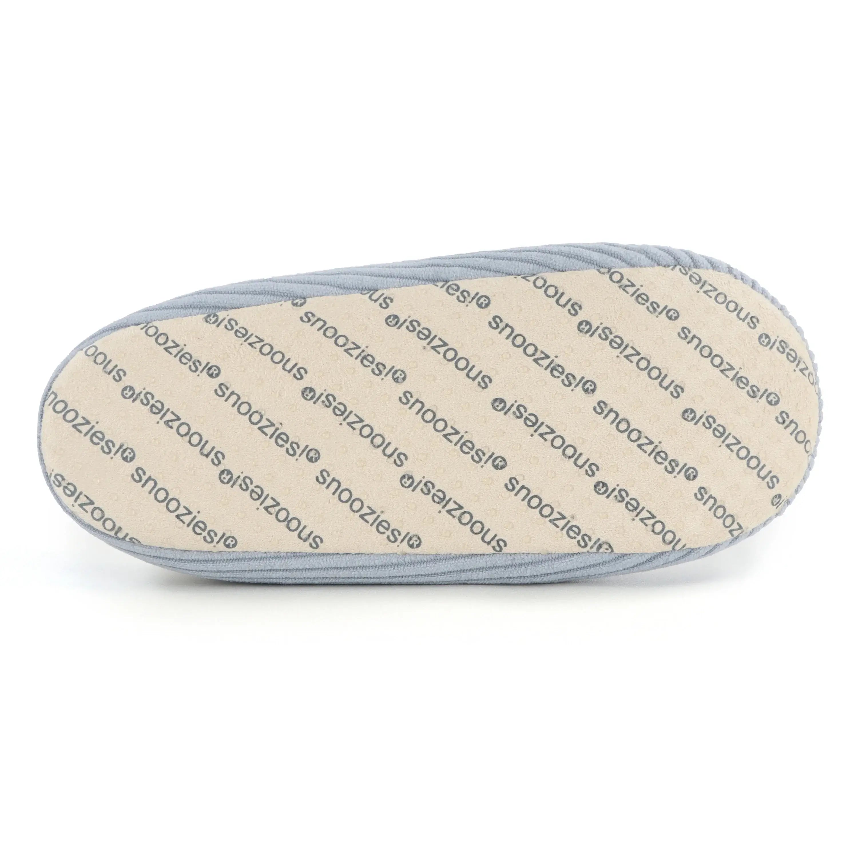 Snoozies Plush COZY Slipper Socks Cozy Corduroy ashley blue