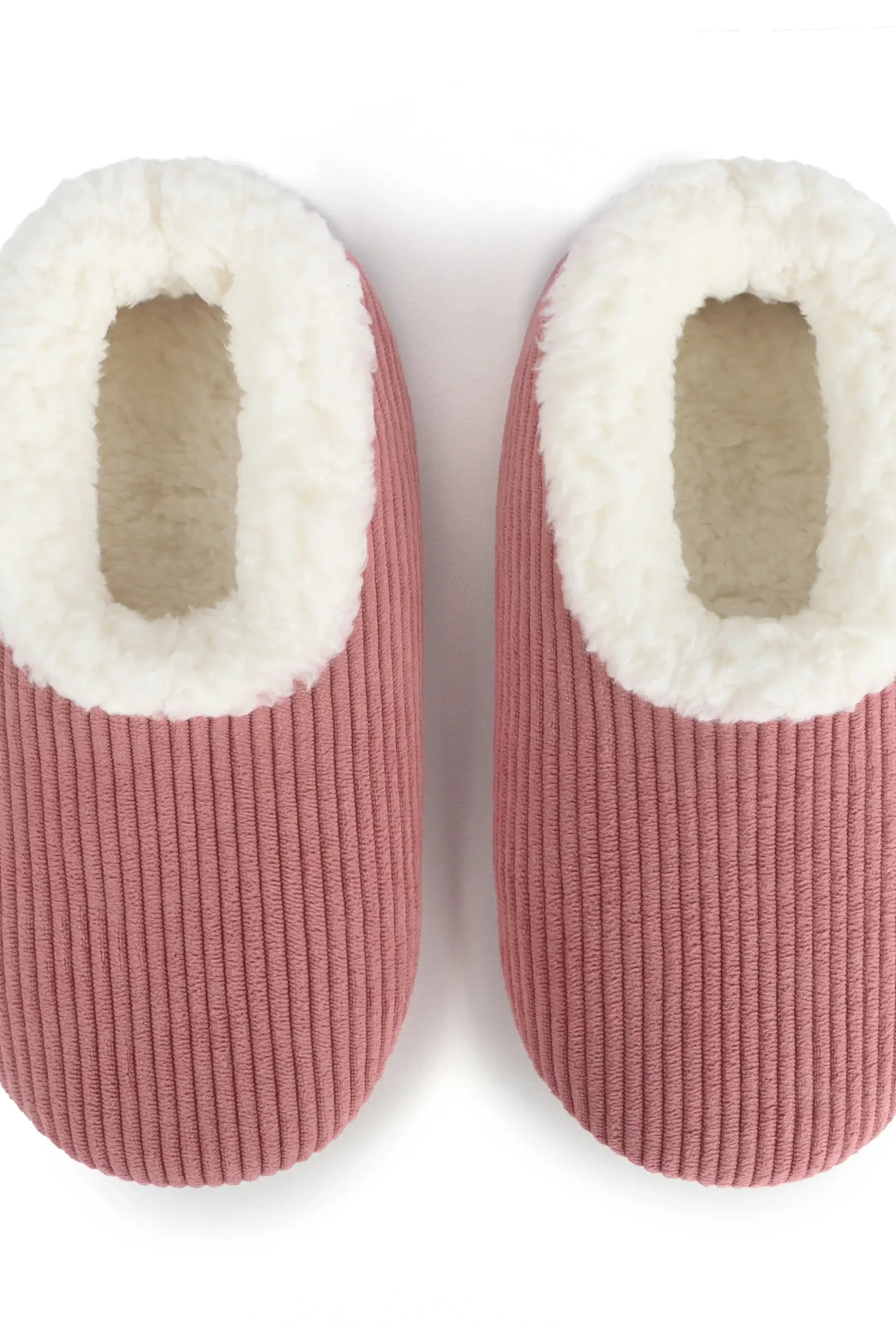 Snoozies Plush COZY Slipper Socks Cozy Corduroy desert rose