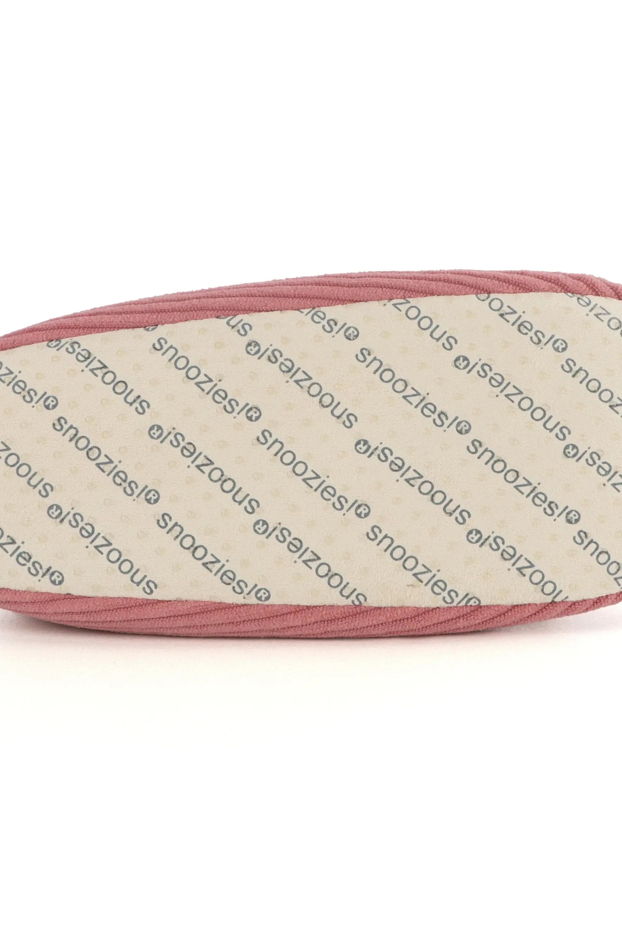 Snoozies Plush COZY Slipper Socks Cozy Corduroy desert rose