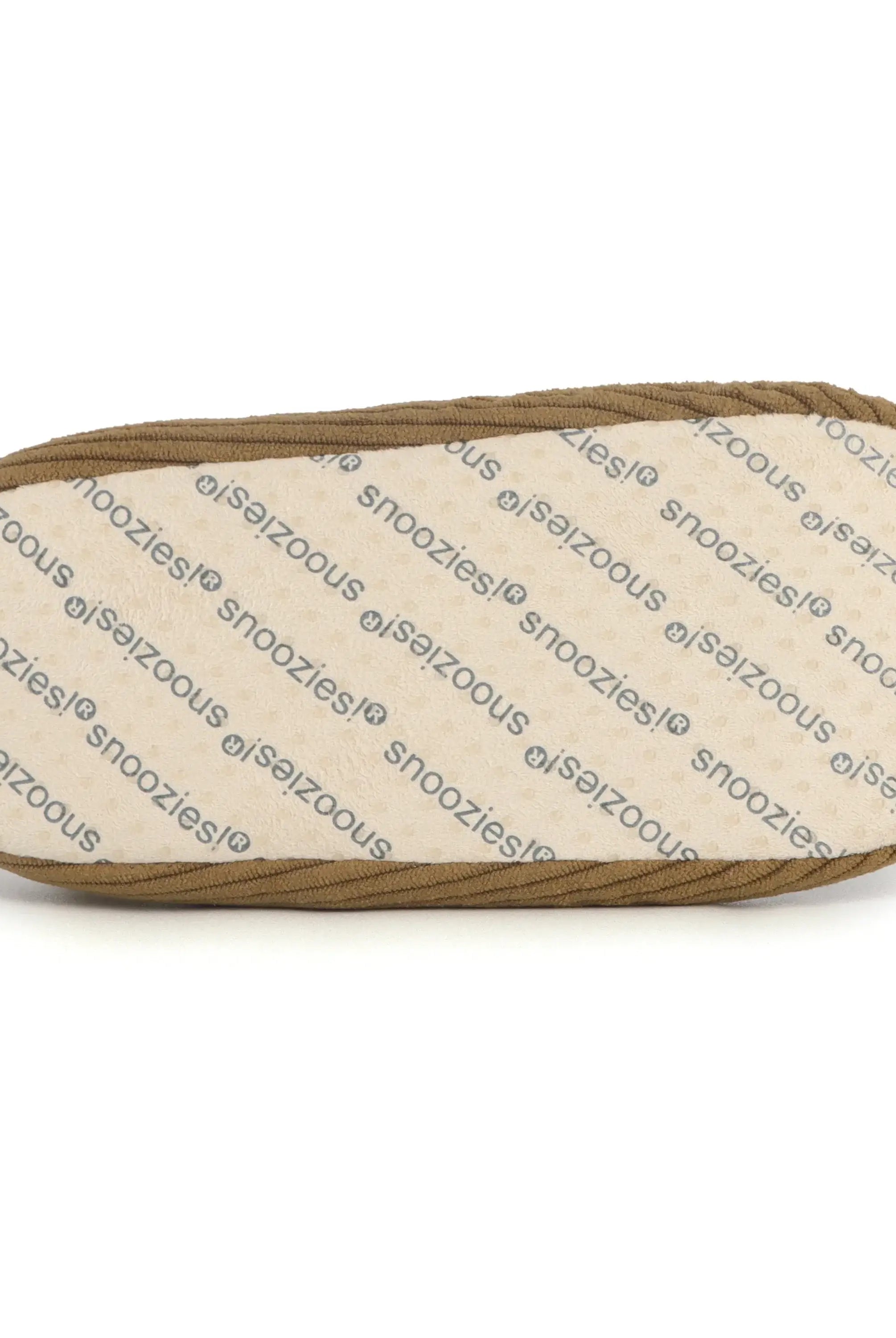 Snoozies Plush COZY Slipper Socks Cozy Corduroy olive