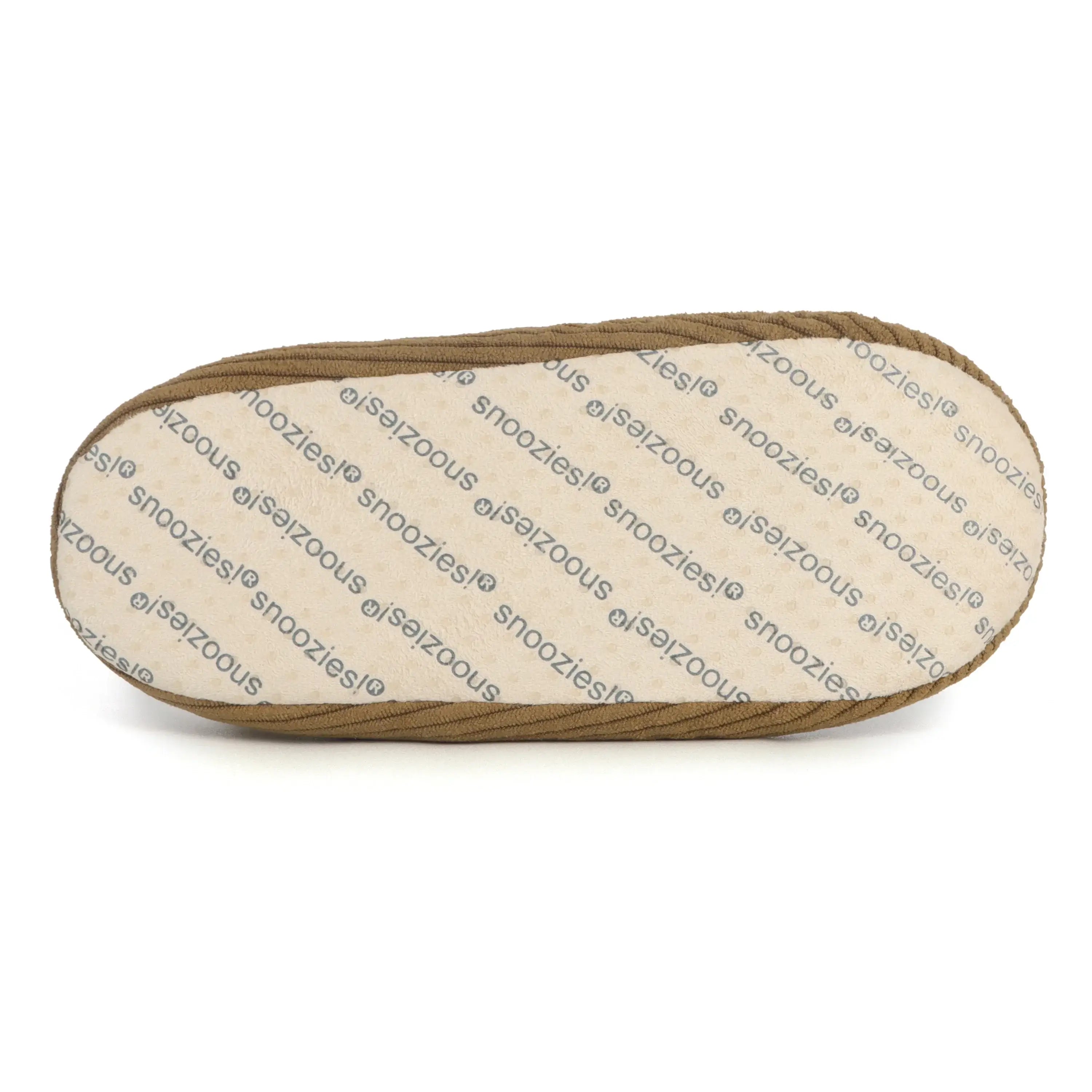 Snoozies Plush COZY Slipper Socks Cozy Corduroy olive