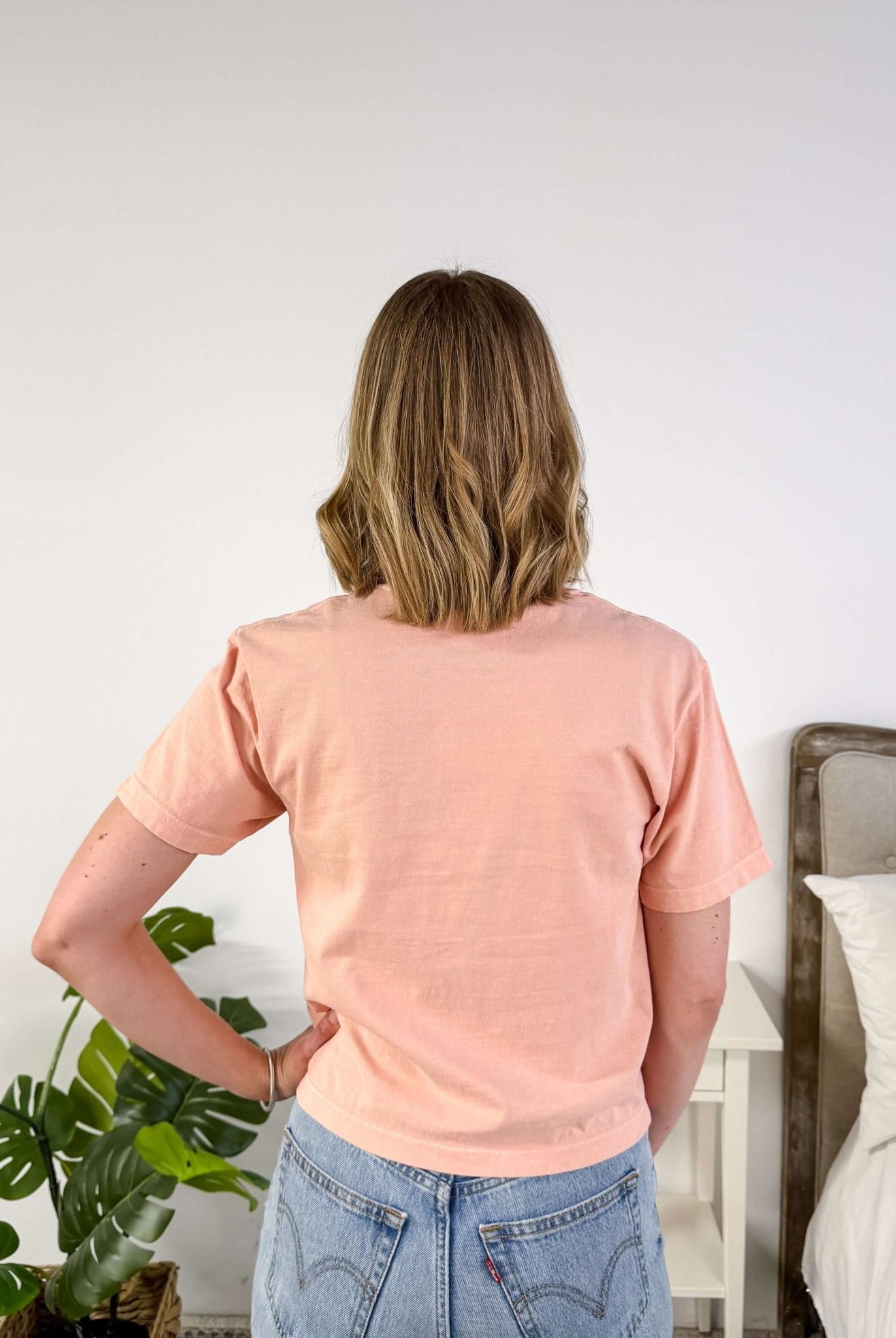 Sunset & Margs Crew Fit Cropped Graphic Tee