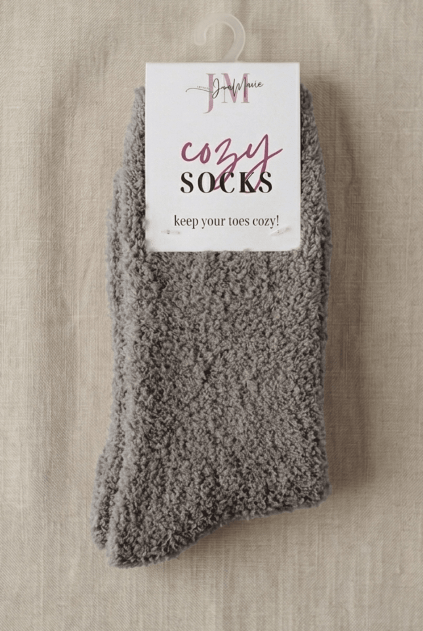 Cozy Cabin Lounge Socks – Marshmallow - Soft Fluffy Slouch Socks - Lounge By Jan Marie - Cloud Nine Pajamas