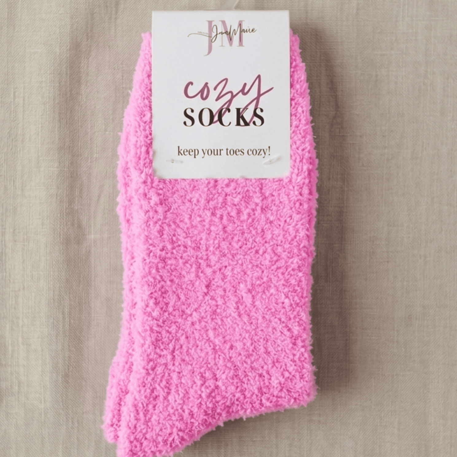 Cozy Cabin Lounge Socks – Marshmallow - Soft Fluffy Slouch Socks - Lounge By Jan Marie - Cloud Nine Pajamas