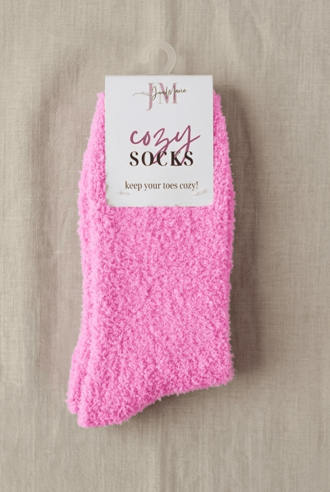 Cozy Cabin Lounge Socks – Marshmallow - Soft Fluffy Slouch Socks - Lounge By Jan Marie - Cloud Nine Pajamas