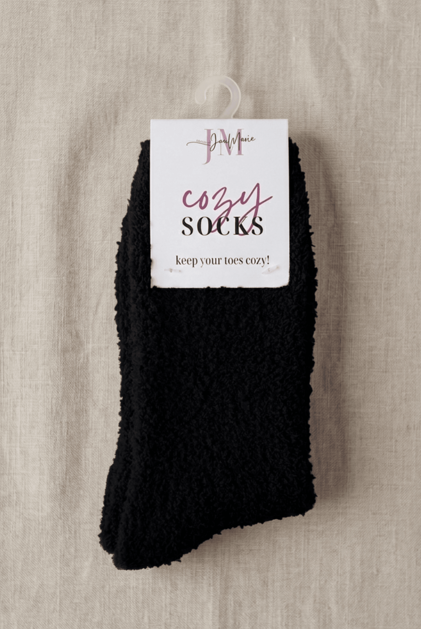 Cozy Cabin Lounge Socks – Marshmallow - Soft Fluffy Slouch Socks - Lounge By Jan Marie - Cloud Nine Pajamas