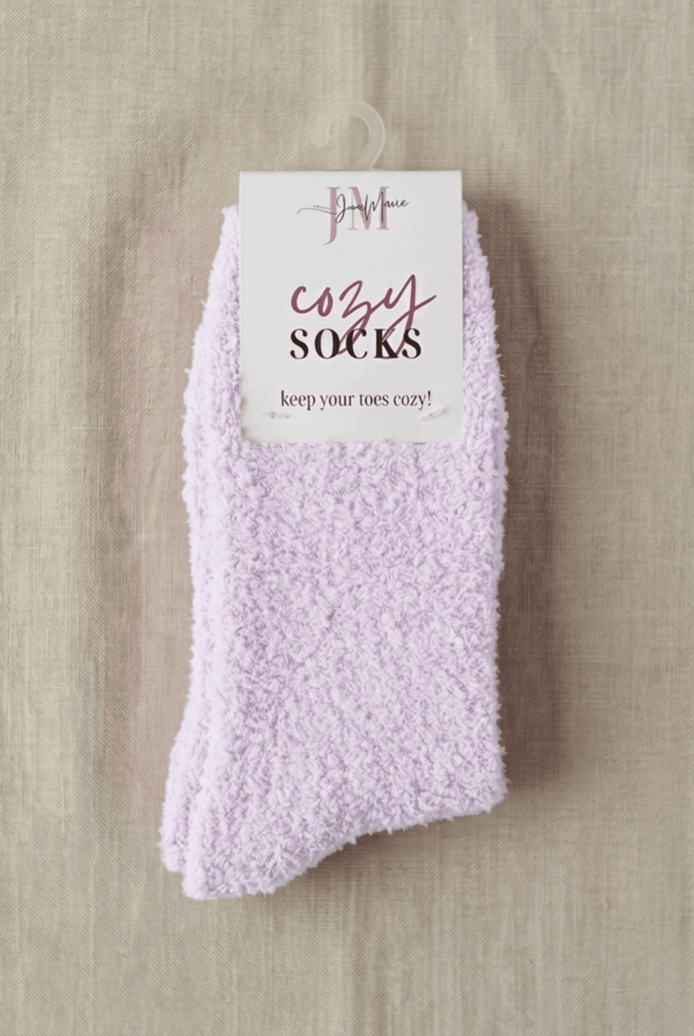 Cozy Cabin Lounge Socks – Marshmallow - Soft Fluffy Slouch Socks - Lounge By Jan Marie - Cloud Nine Pajamas