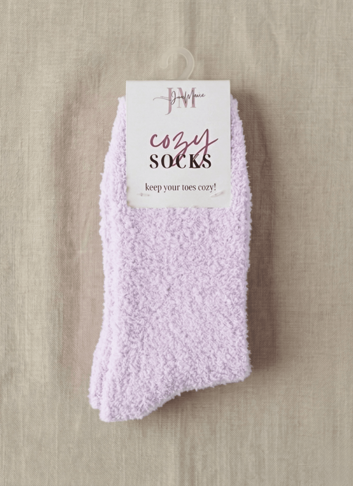 Cozy Cabin Lounge Socks – Marshmallow - Soft Fluffy Slouch Socks - Lounge By Jan Marie - Cloud Nine Pajamas