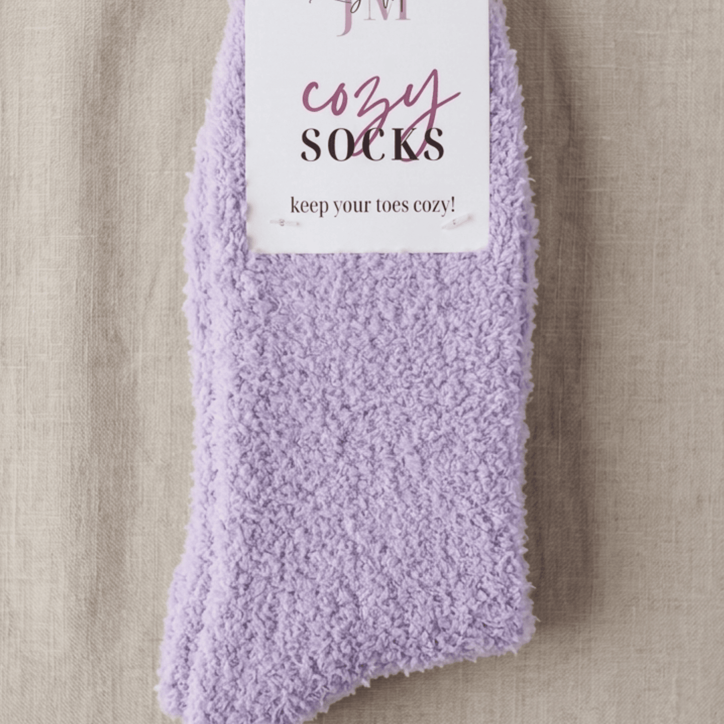 Cozy Cabin Lounge Socks – Marshmallow - Soft Fluffy Slouch Socks - Lounge By Jan Marie - Cloud Nine Pajamas
