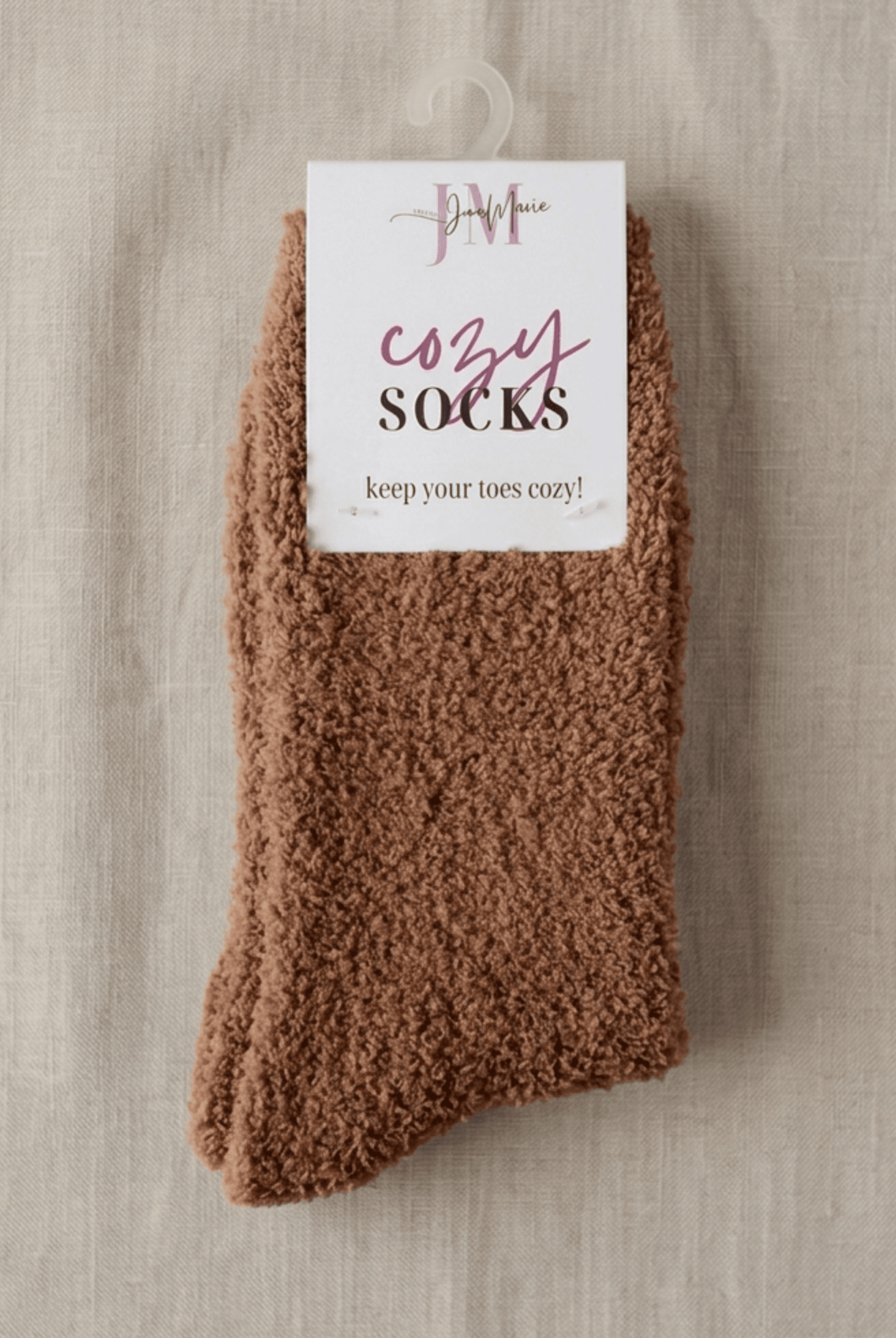 Cozy Cabin Lounge Socks – Marshmallow - Soft Fluffy Slouch Socks - Lounge By Jan Marie - Cloud Nine Pajamas