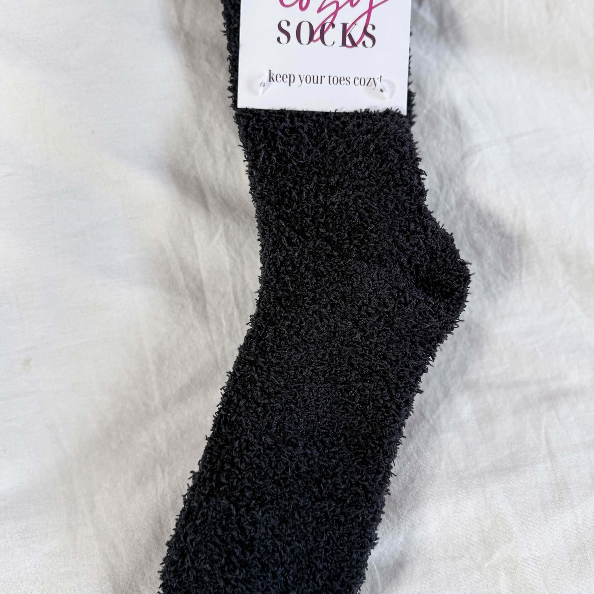 Lounge By Jan Marie Cozy Cabin Socks in polyester, black