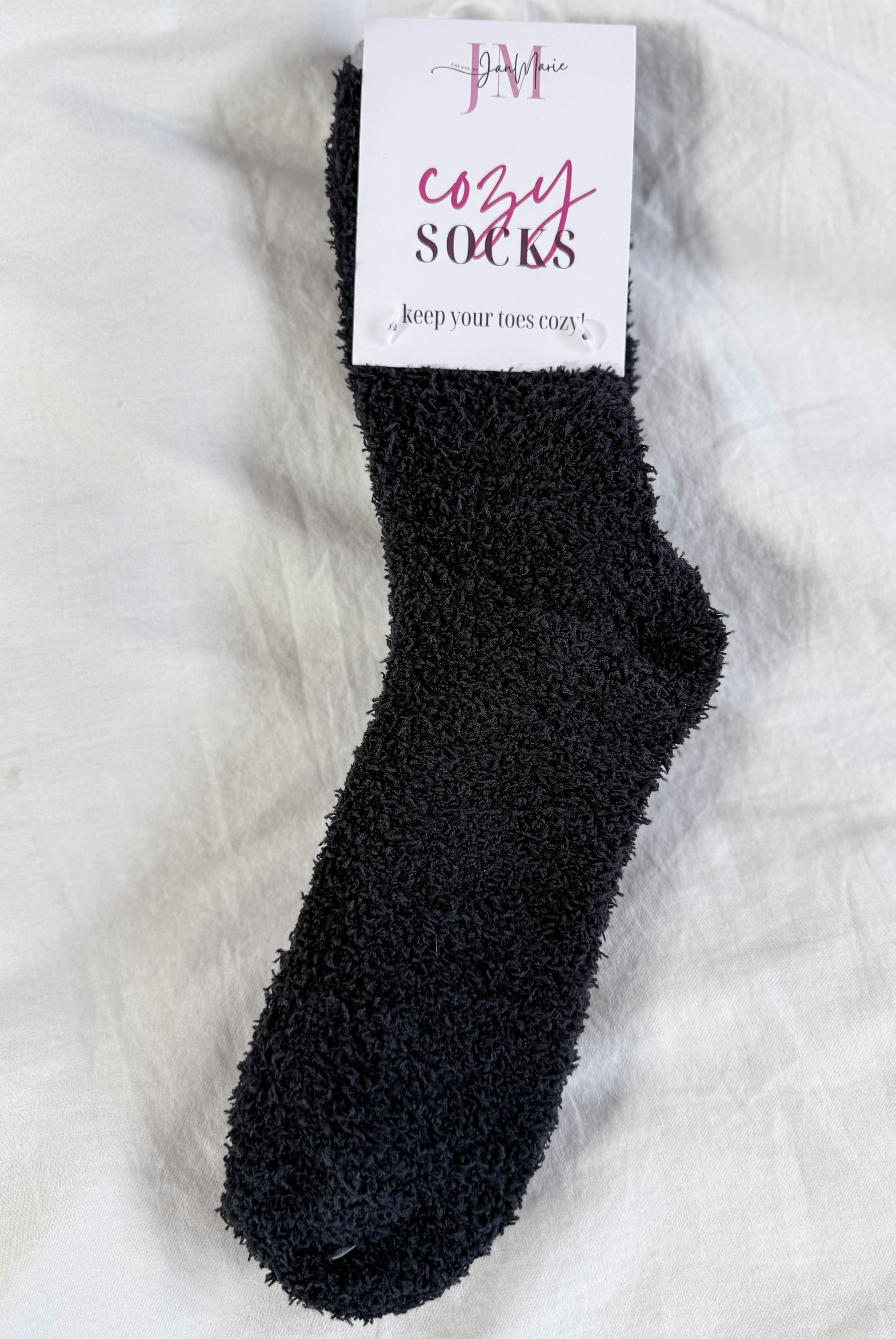 Lounge By Jan Marie Cozy Cabin Socks in polyester, black
