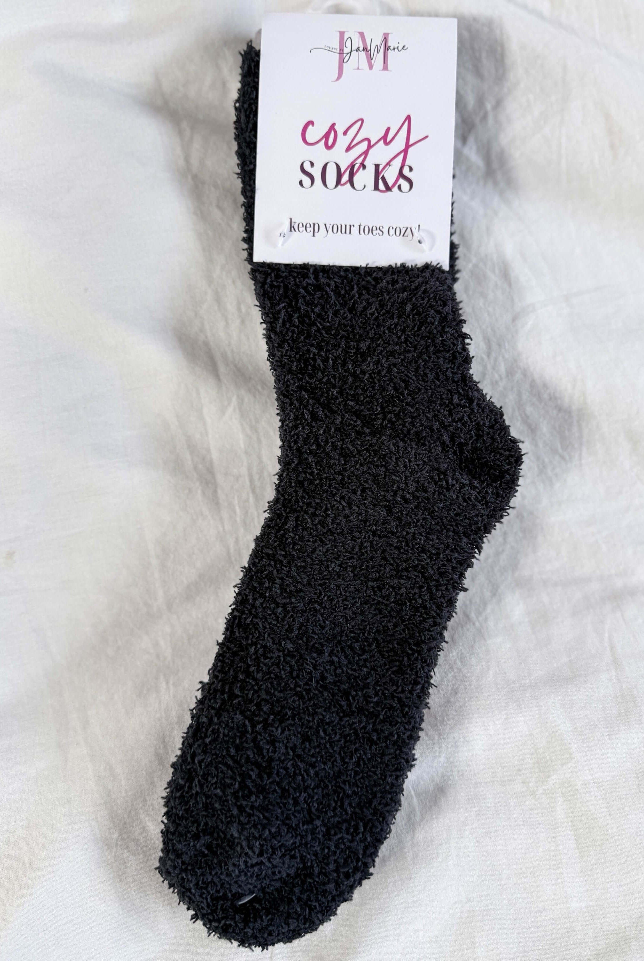 Lounge By Jan Marie Cozy Cabin Socks in polyester, black