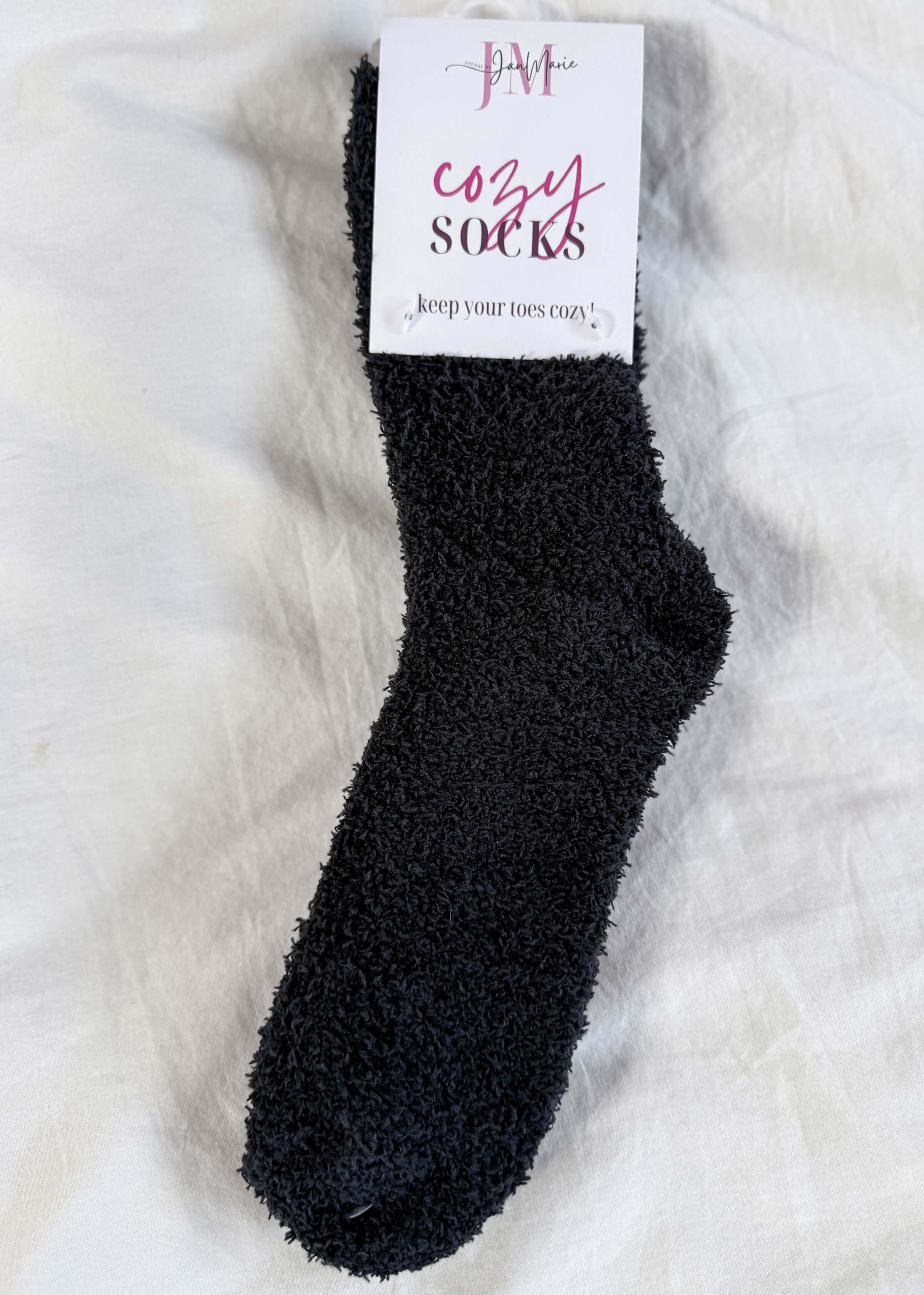 Lounge By Jan Marie Cozy Cabin Socks in polyester, black