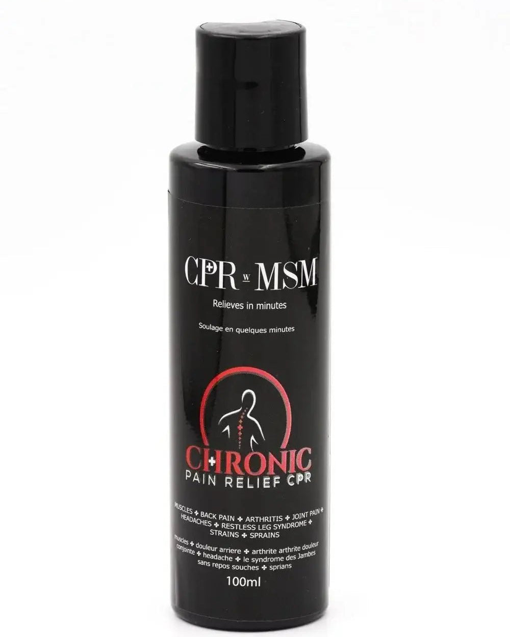 CPR MSM Pain Relief Lotion 100ml bottle — Cloud Nine Pajamas Edmonton