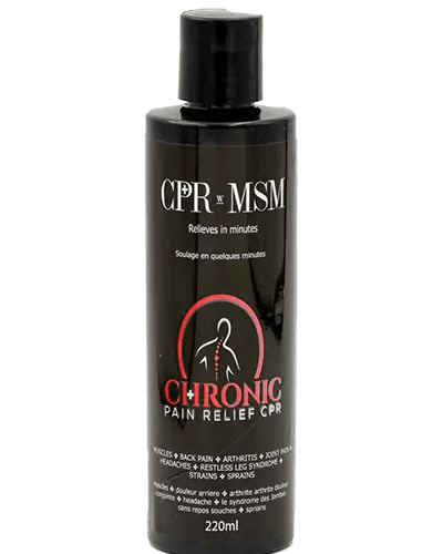 CPR MSM Pain Relief Lotion 220ml bottle — Cloud Nine Pajamas Edmonton