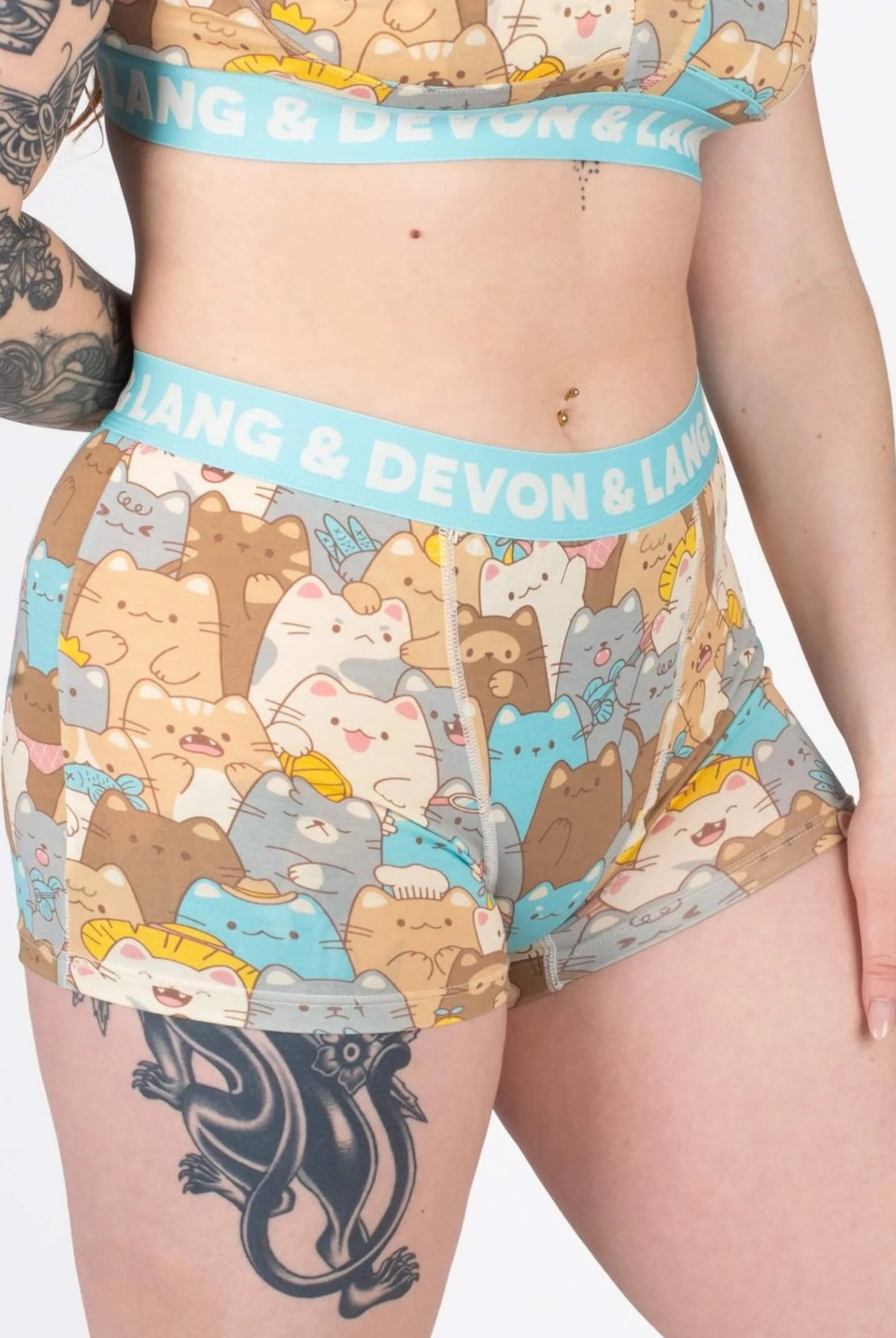 Devon + Lang Bria Boyshort Underwear -Devon + Lang- Cloud Nine Pajamas