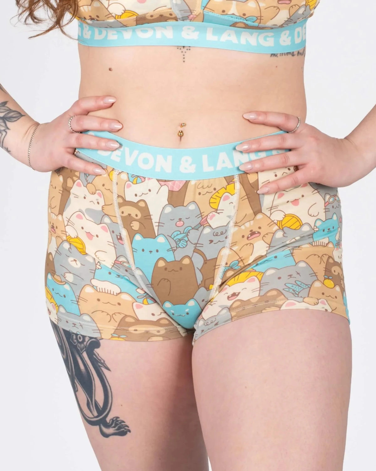 Devon + Lang Bria Boyshort | Women's Modal Underwear | Full Coverage -Devon + Lang- Cloud Nine Pajamas