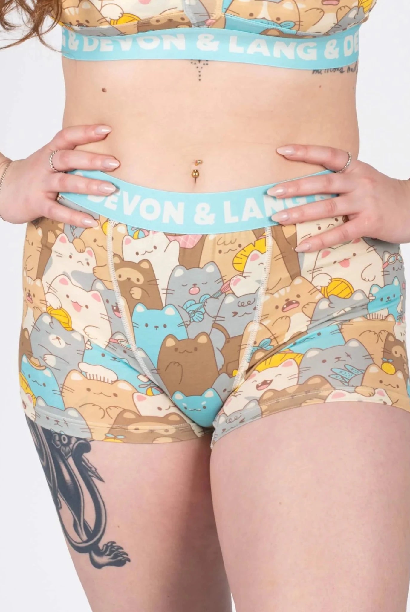 Devon + Lang Bria Boyshort | Women's Modal Underwear | Full Coverage -Devon + Lang- Cloud Nine Pajamas