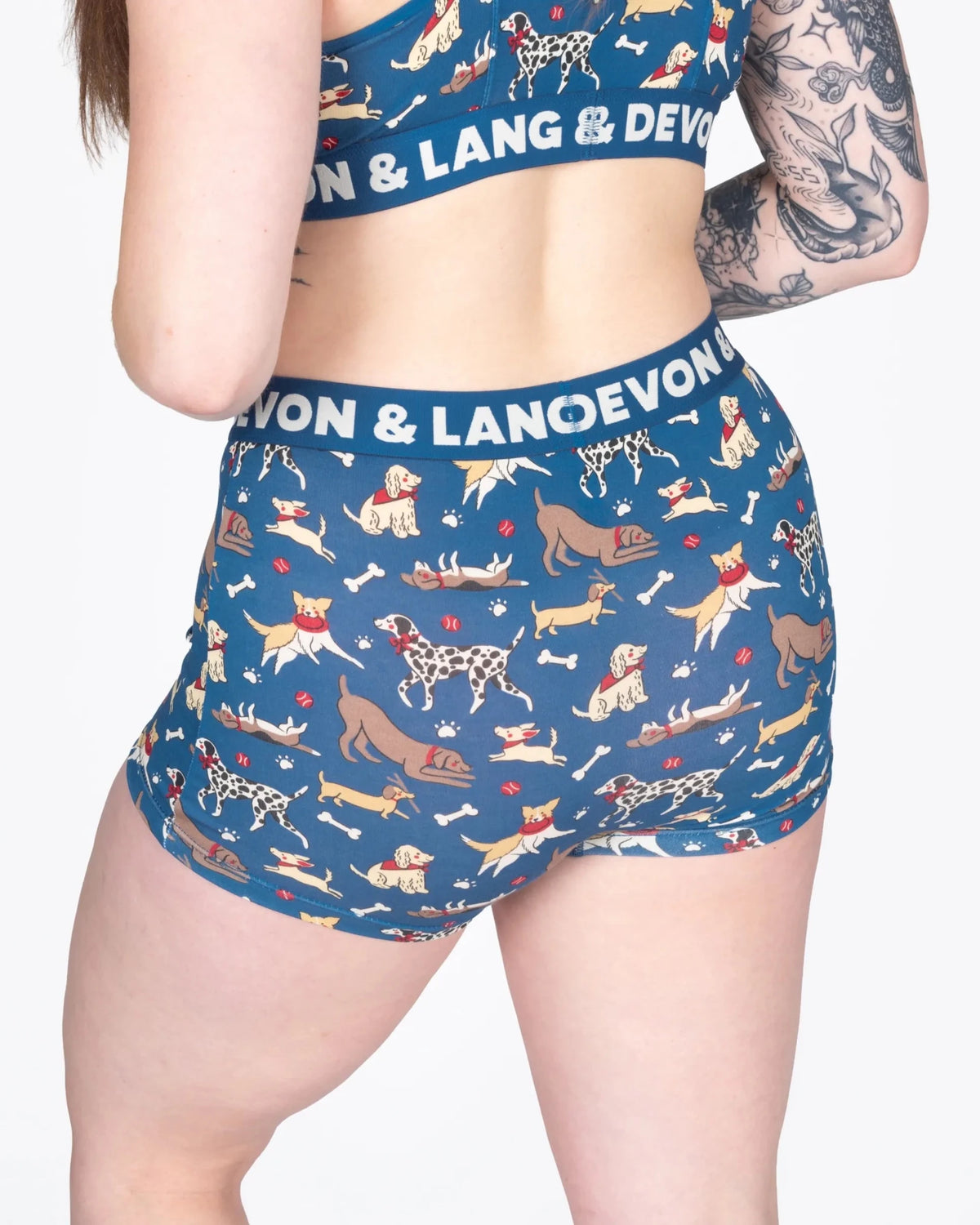 Devon + Lang Bria Boyshort | Women's Modal Underwear | Full Coverage -Devon + Lang- Cloud Nine Pajamas