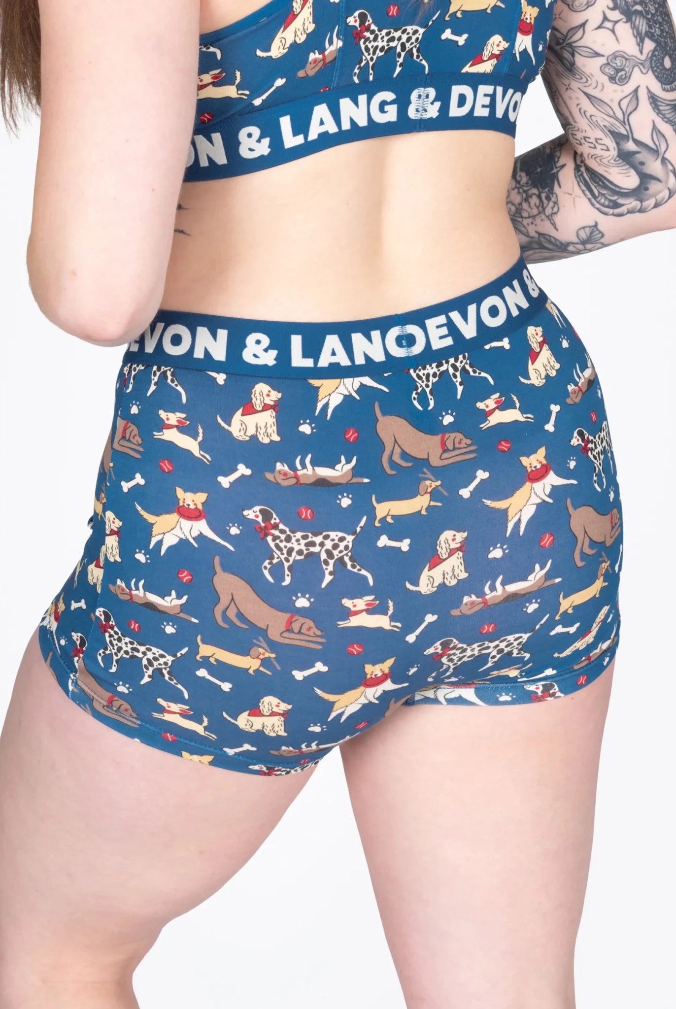 Devon + Lang Bria Boyshort | Women's Modal Underwear | Full Coverage -Devon + Lang- Cloud Nine Pajamas