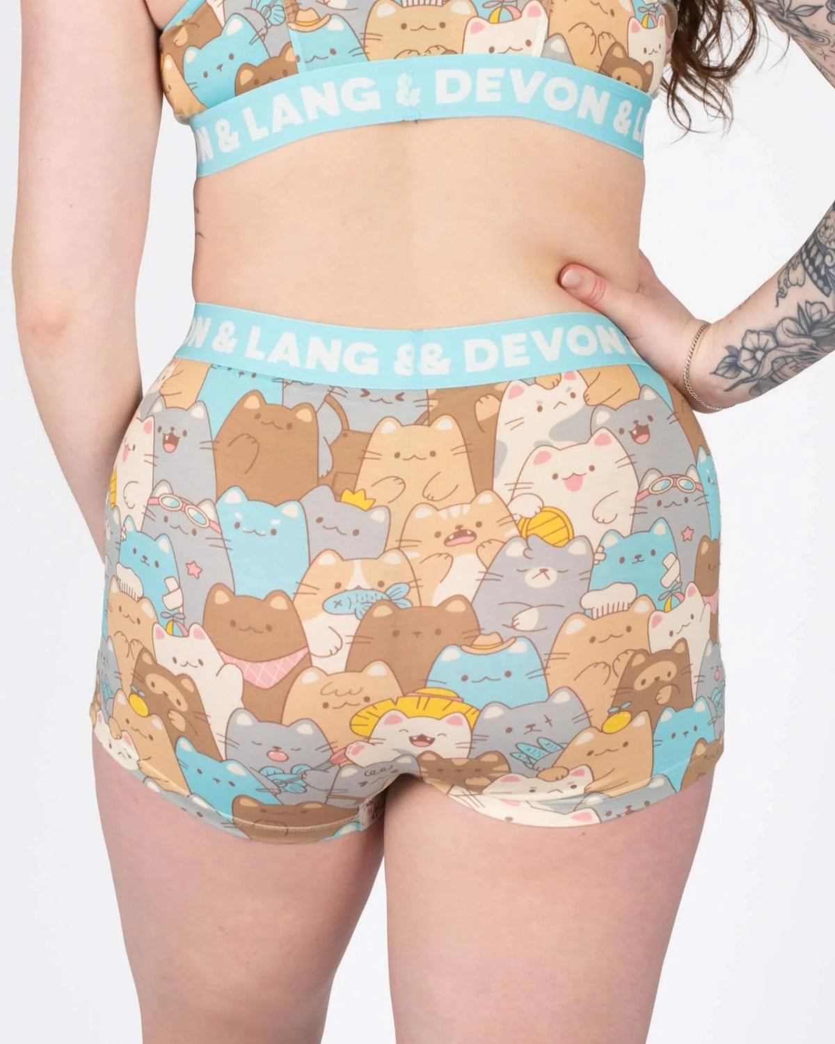 Devon + Lang Bria Boyshort | Women's Modal Underwear | Full Coverage -Devon + Lang- Cloud Nine Pajamas