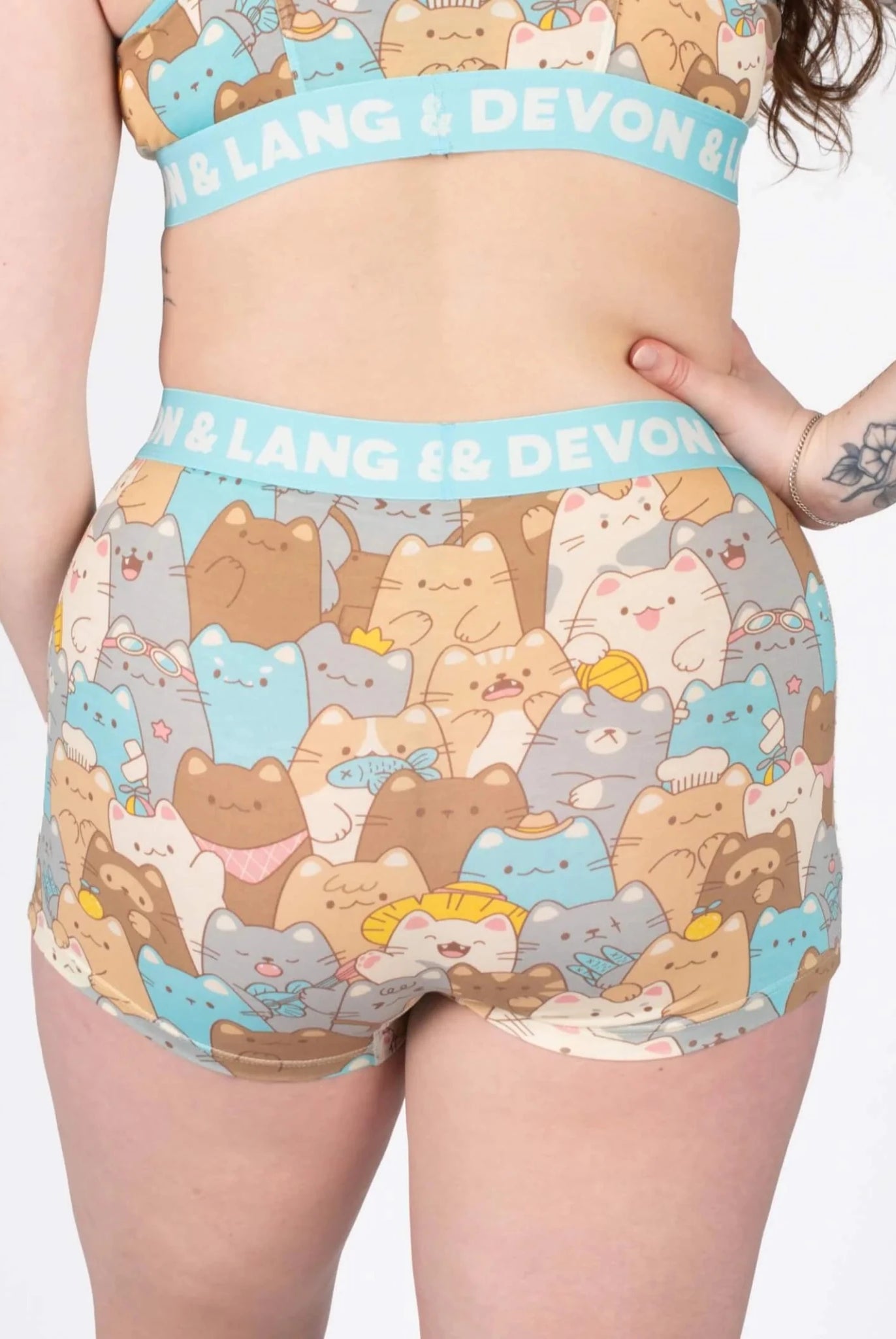 Devon + Lang Bria Boyshort | Women's Modal Underwear | Full Coverage -Devon + Lang- Cloud Nine Pajamas