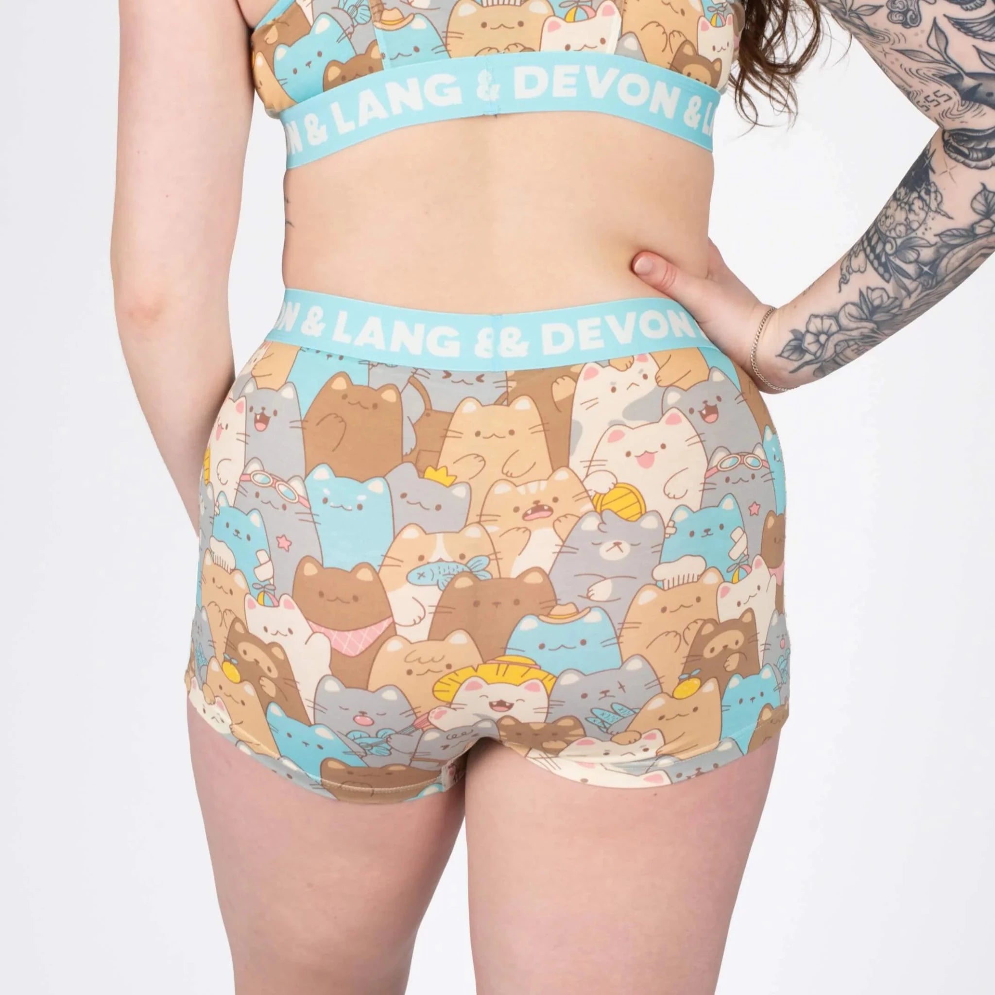 Devon + Lang Bria Boyshort | Women's Modal Underwear | Full Coverage -Devon + Lang- Cloud Nine Pajamas