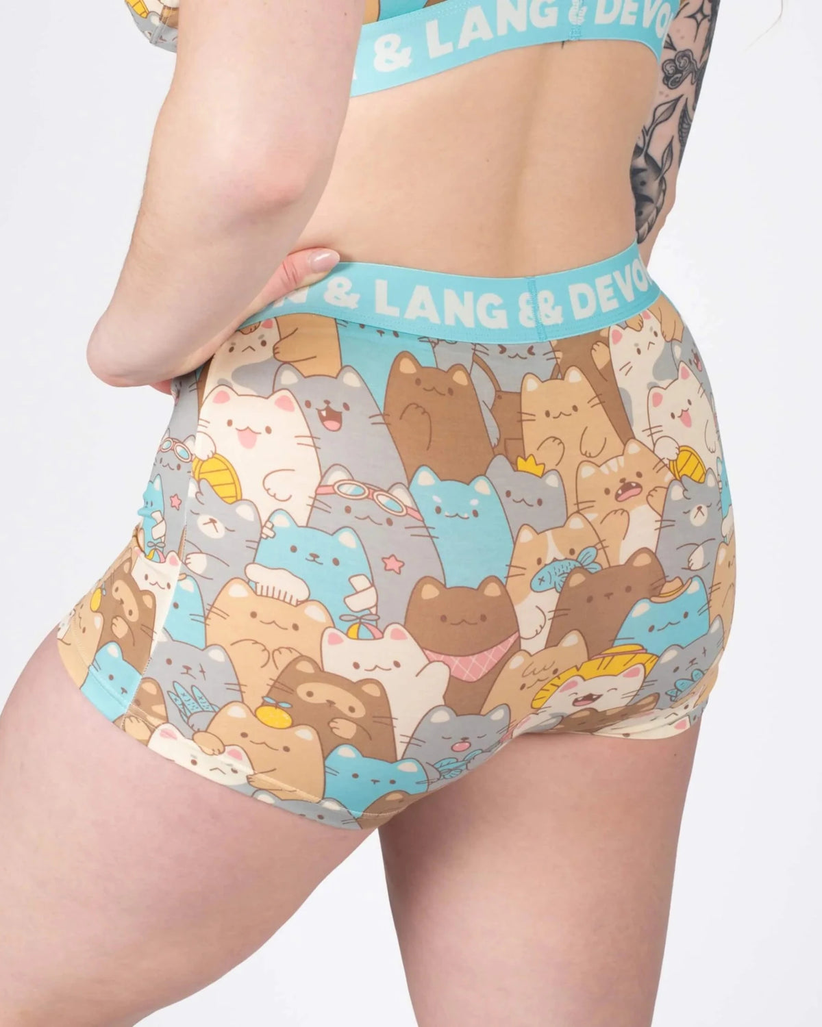 Devon + Lang Bria Boyshort | Women's Modal Underwear | Full Coverage -Devon + Lang- Cloud Nine Pajamas