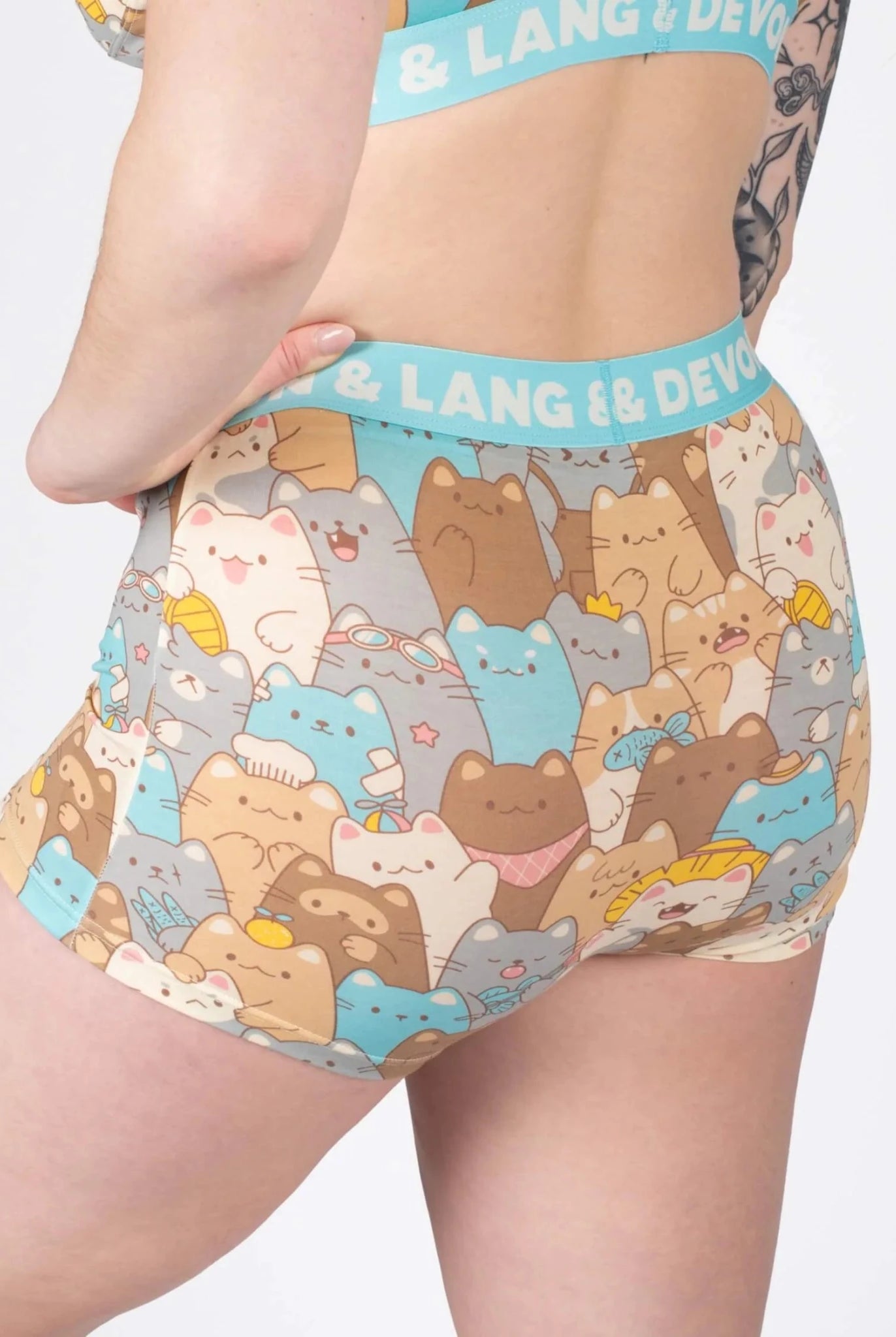 Devon + Lang Bria Boyshort | Women's Modal Underwear | Full Coverage -Devon + Lang- Cloud Nine Pajamas